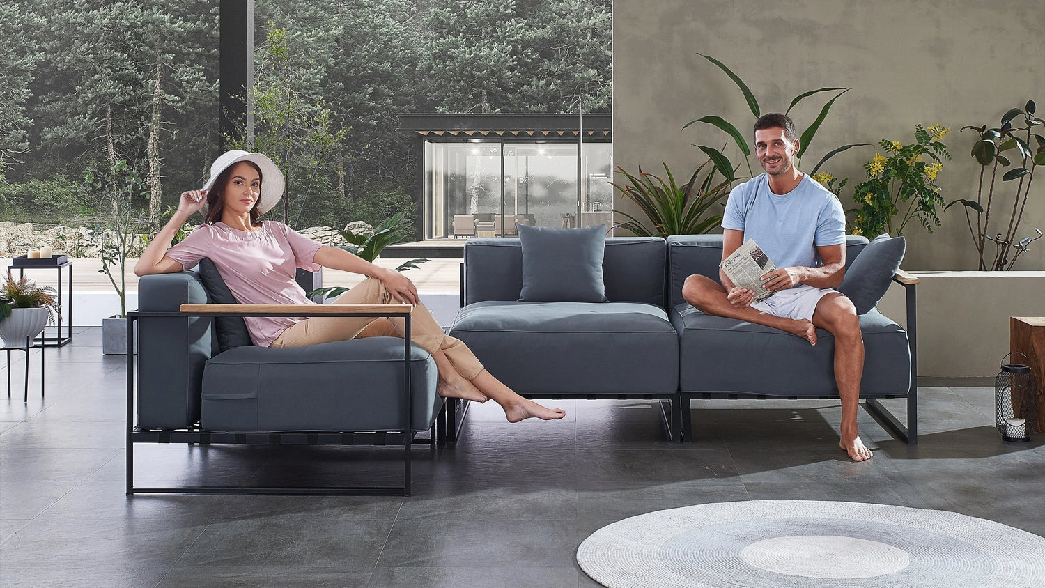 outdoor sofa