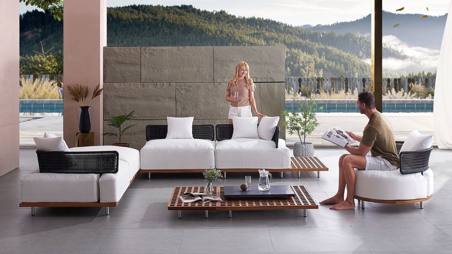 outdoor sofa