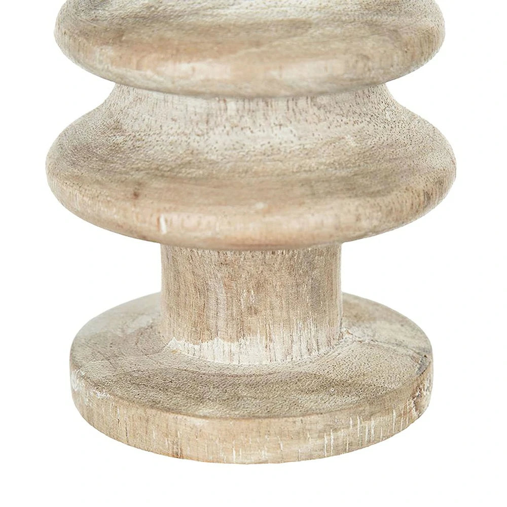 2 Pack Wooden Christmas Table Tree Decor