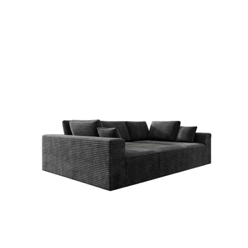 Flexo Corduroy Modular Sectional Pit Sofa