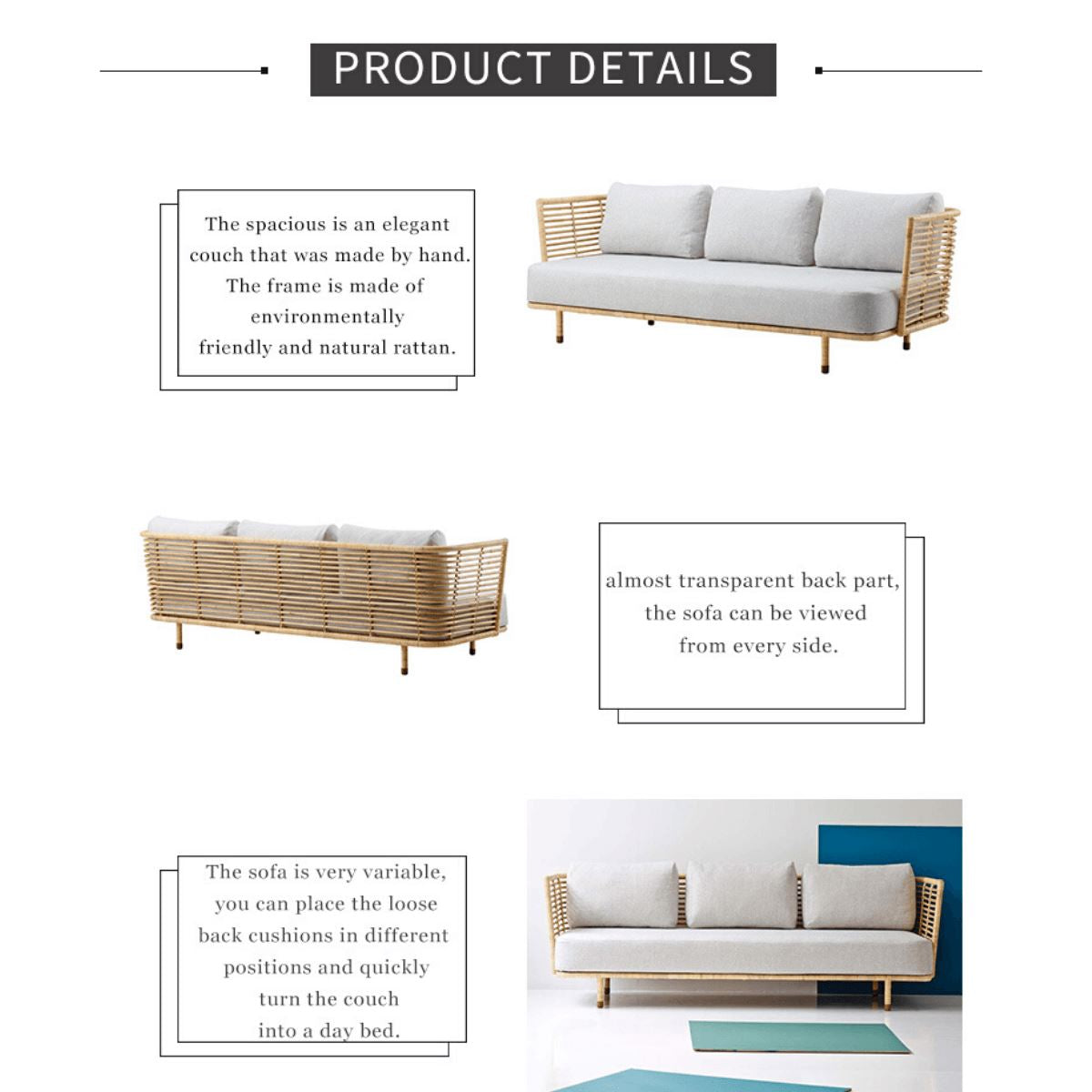 Santorini Wind Sofa - Valyou