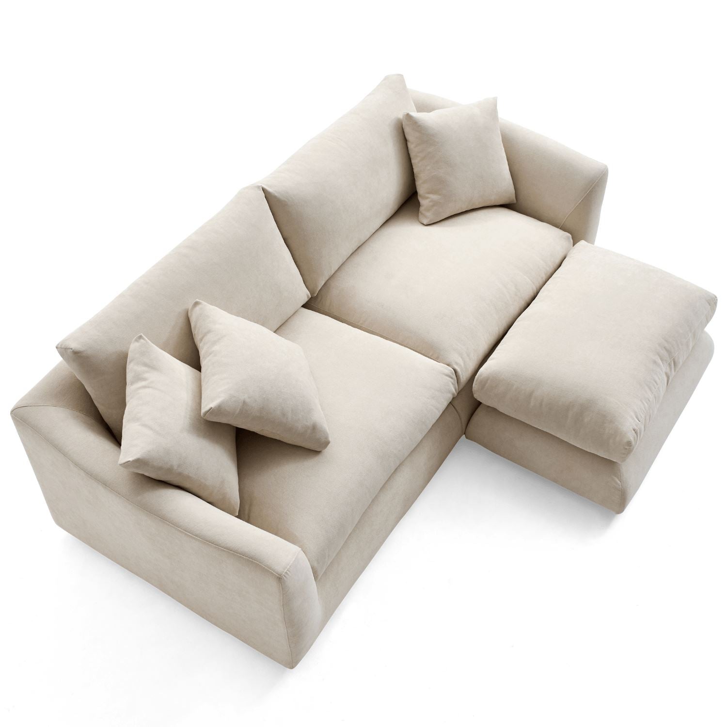 Feathers Sofa + Ottoman - Valyou