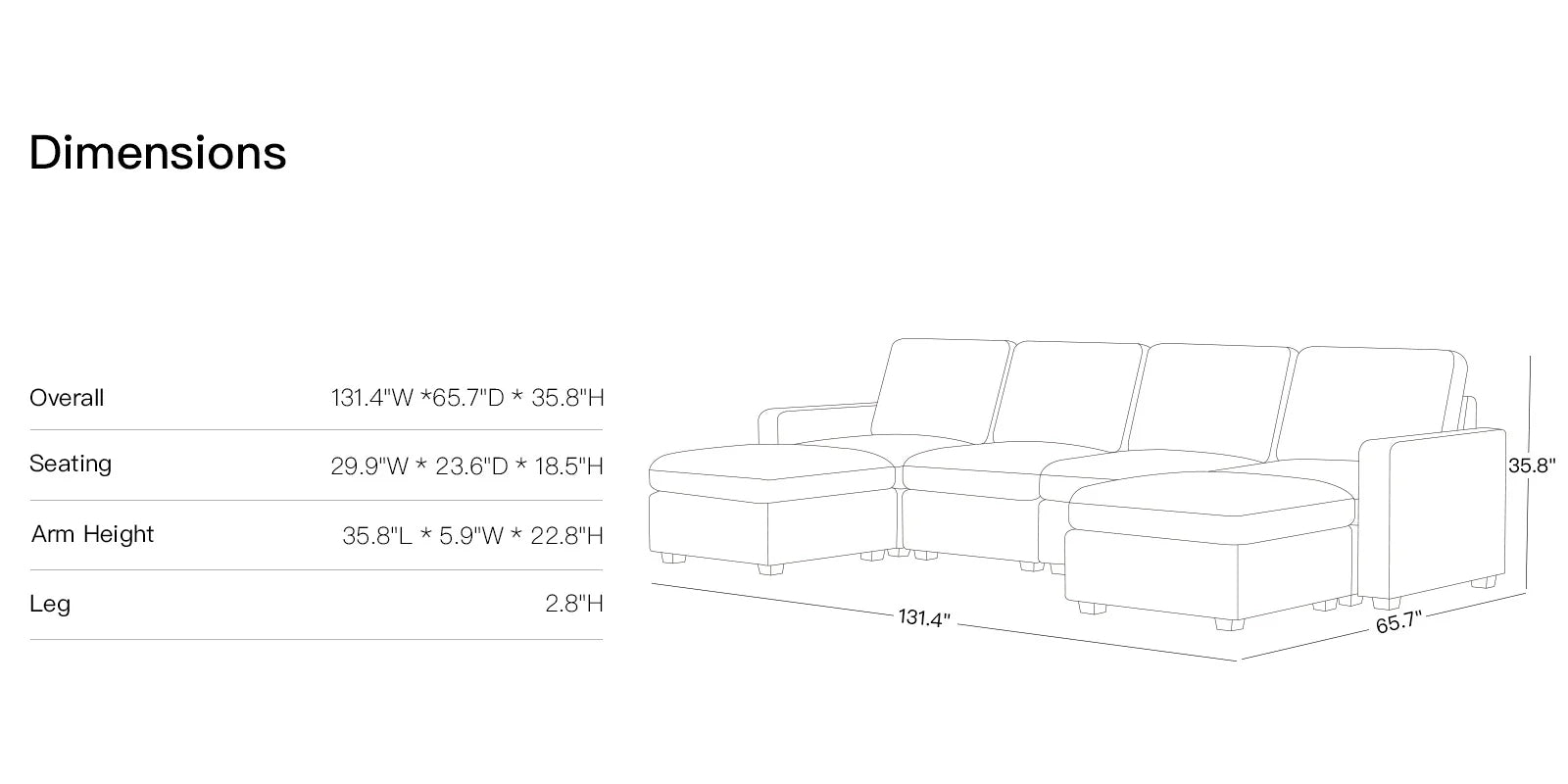 Sofinity U-Sectional