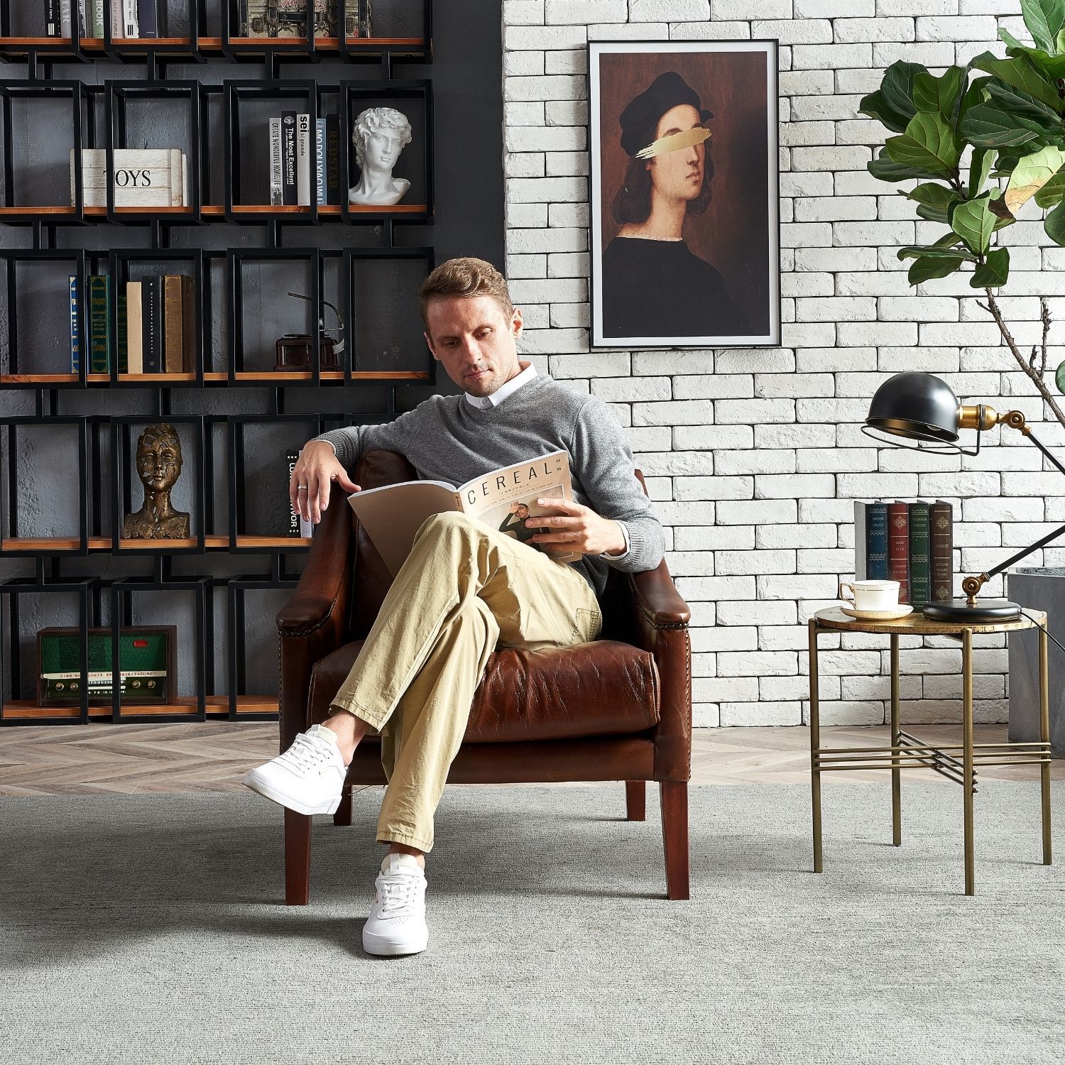 Adze Chair Accent Chair Foundry