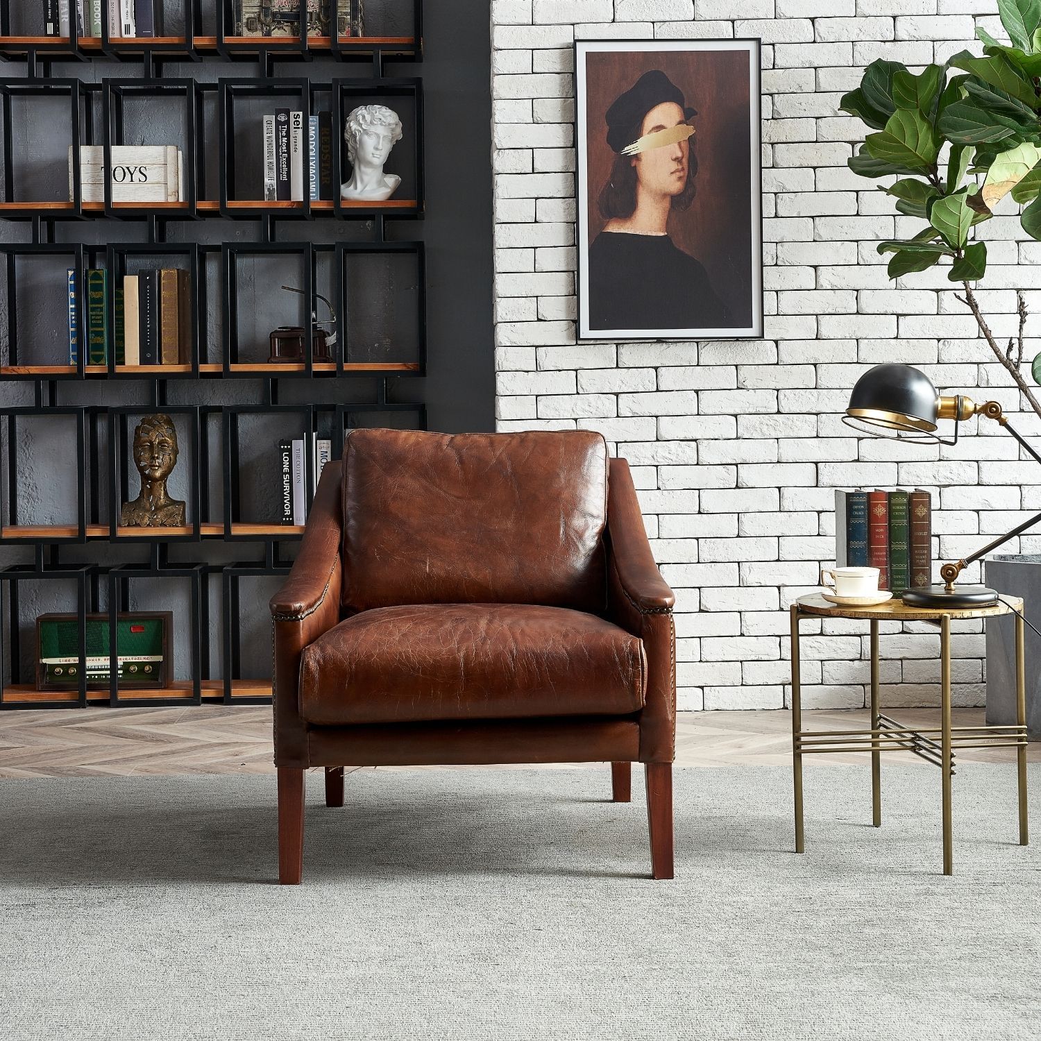 Adze Chair Accent Chair Foundry