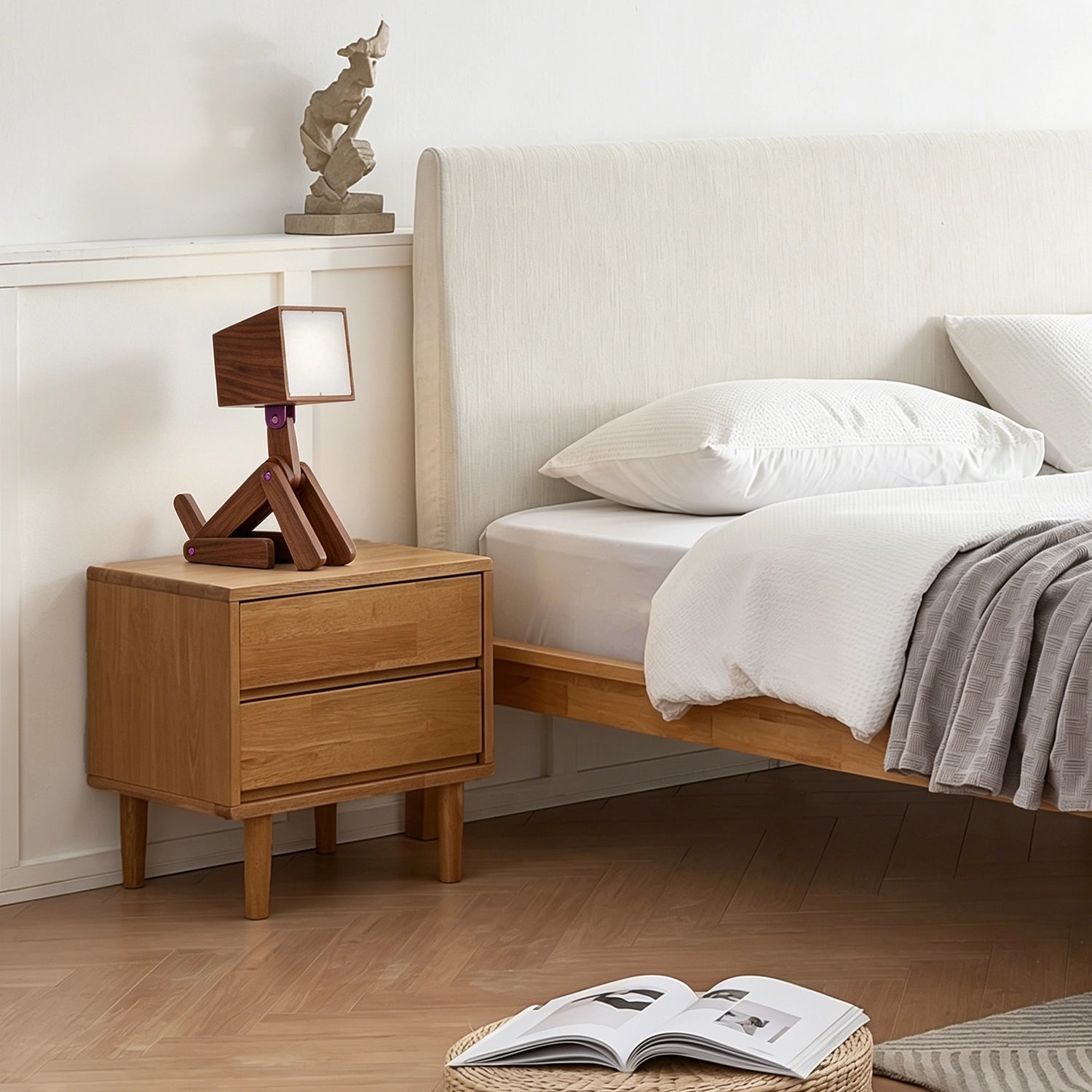 Dog Lamp Black Walnut