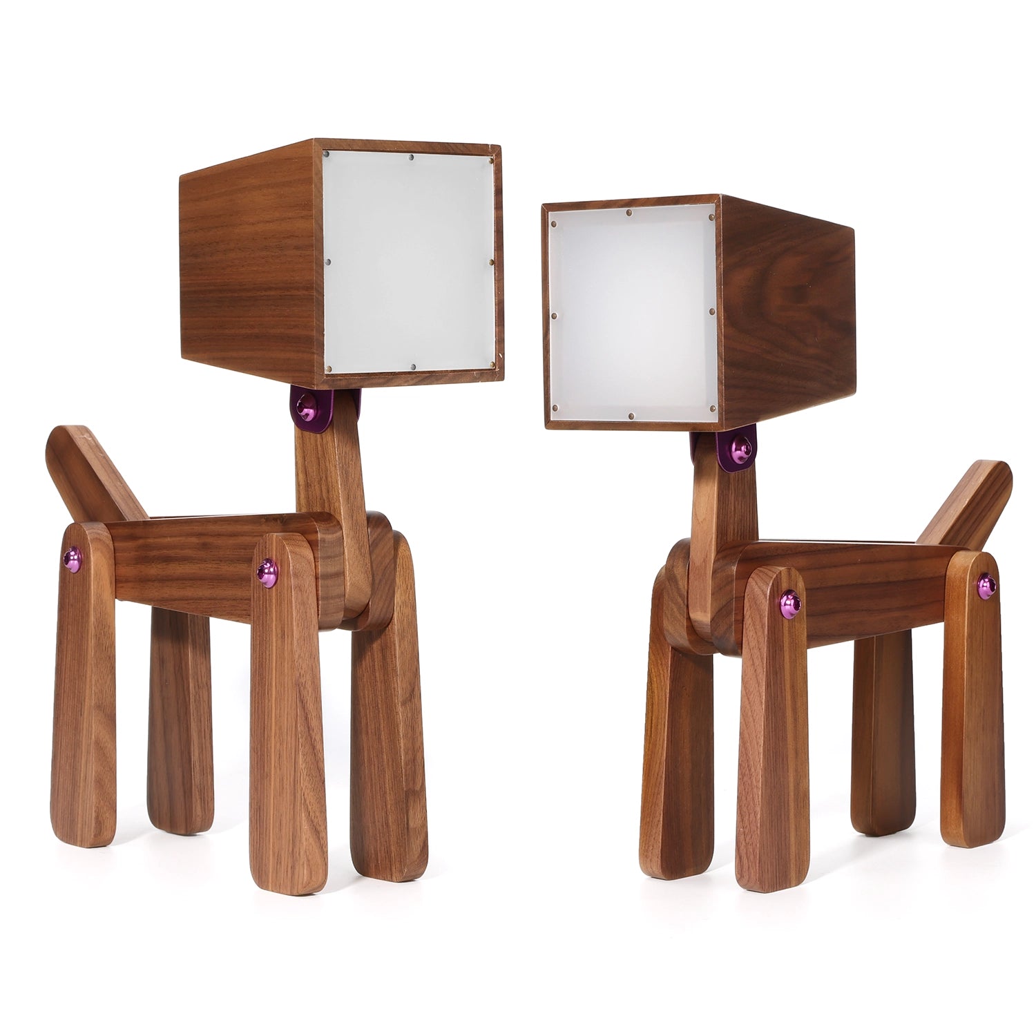 Dog Lamp Black Walnut
