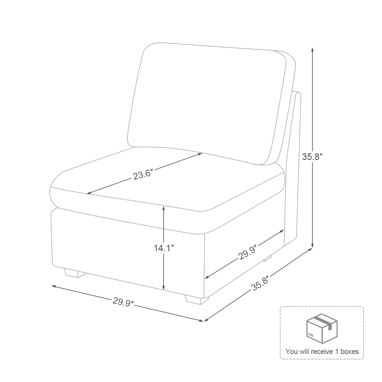 Cloud Couch Sectional For Living Room