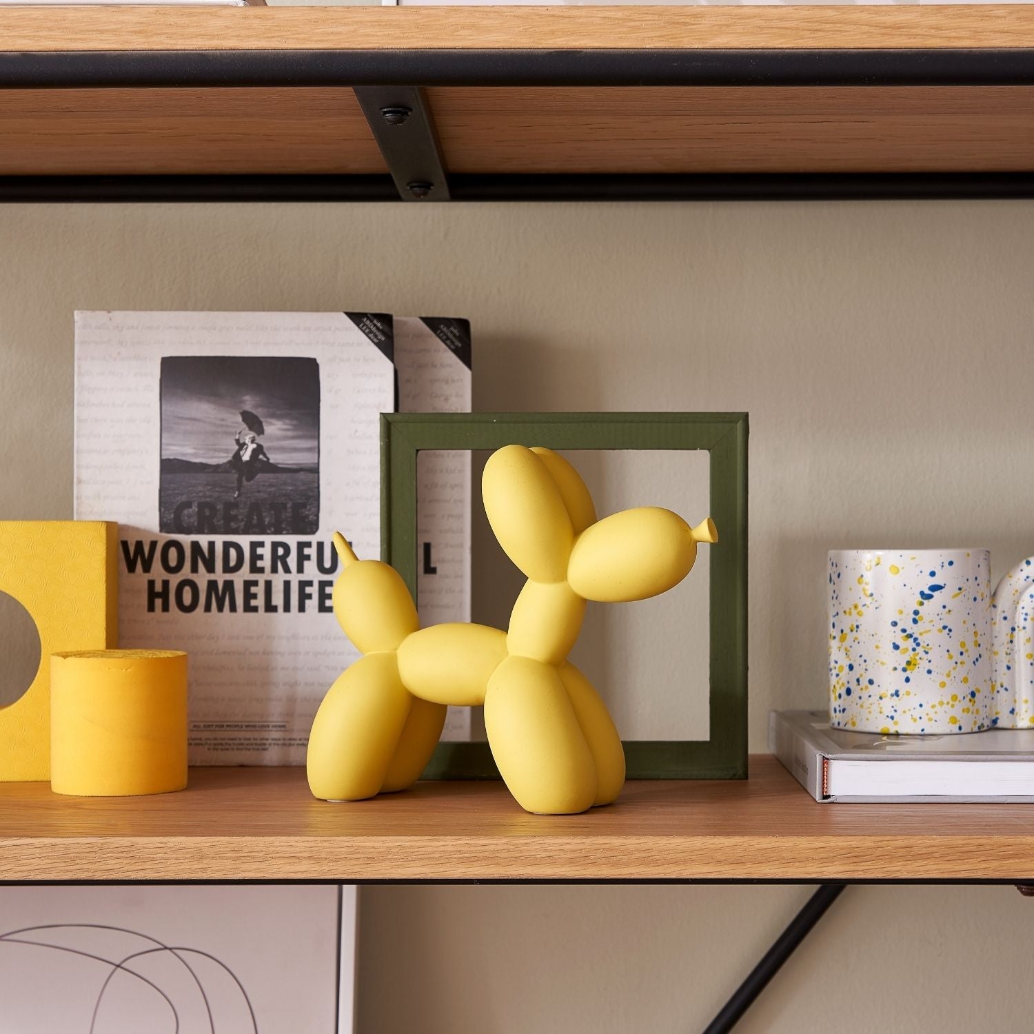 Balloon Dog Accessory Valyōu Furniture Pastel Yellow