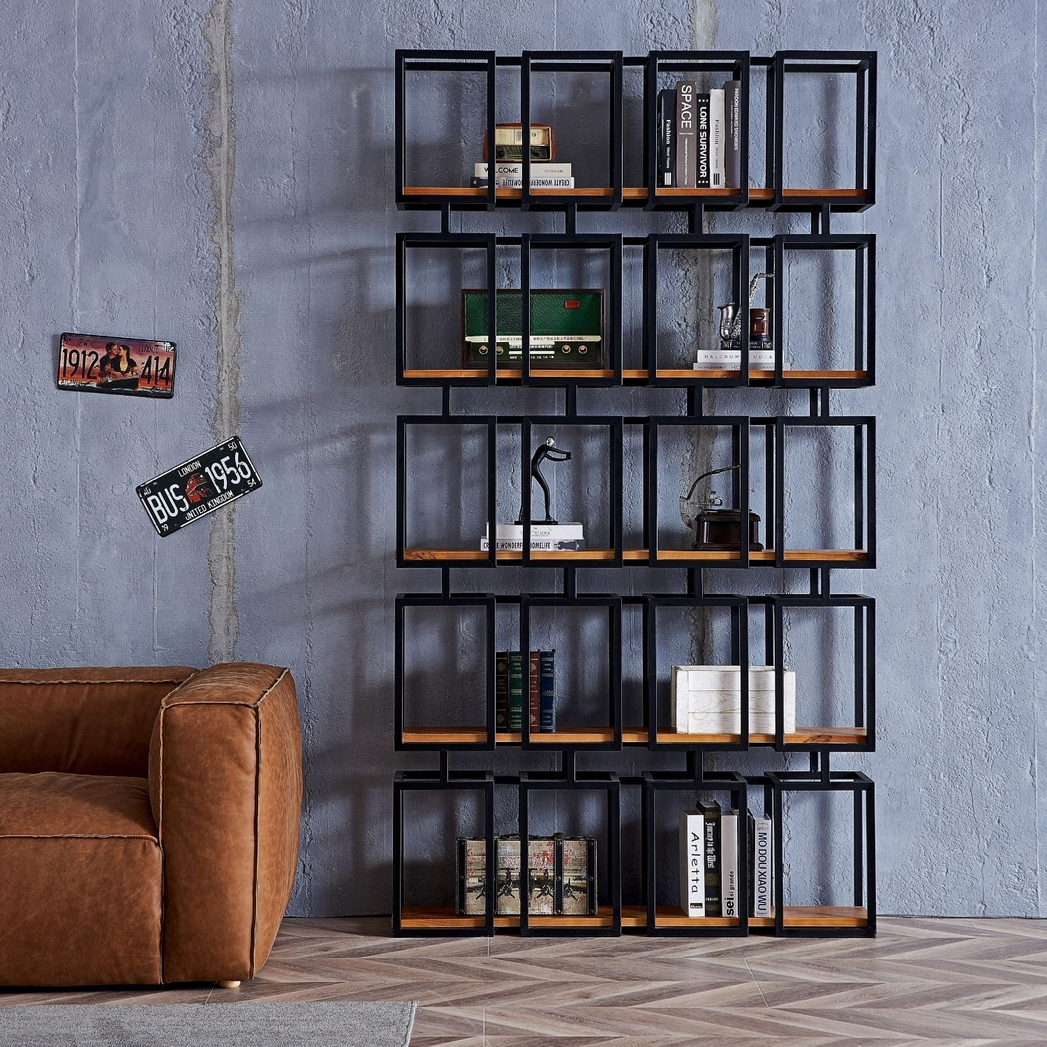 Balustur Bookcase Storage Foundry
