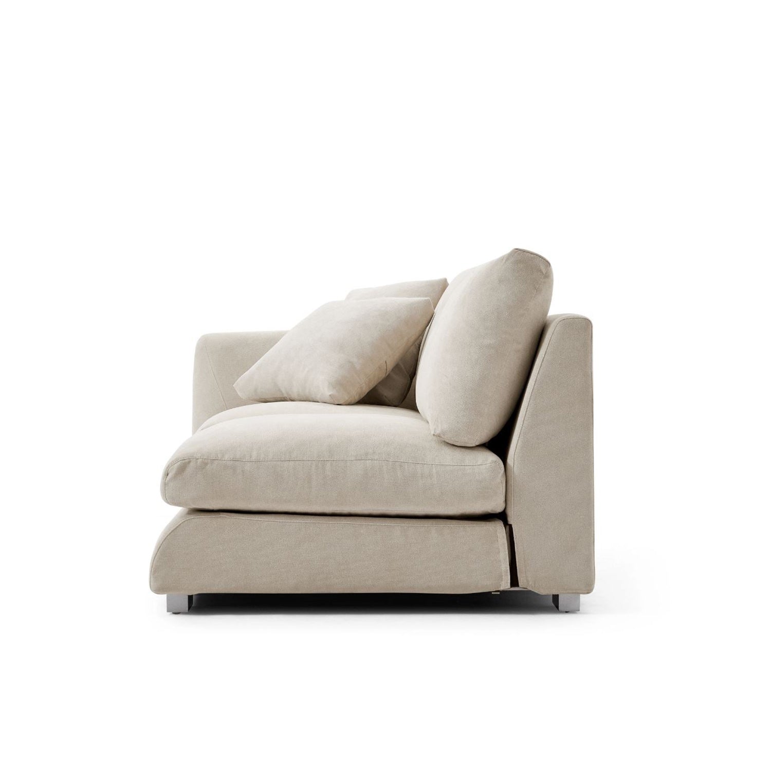 Feathers Side Sofa - 70 Inches