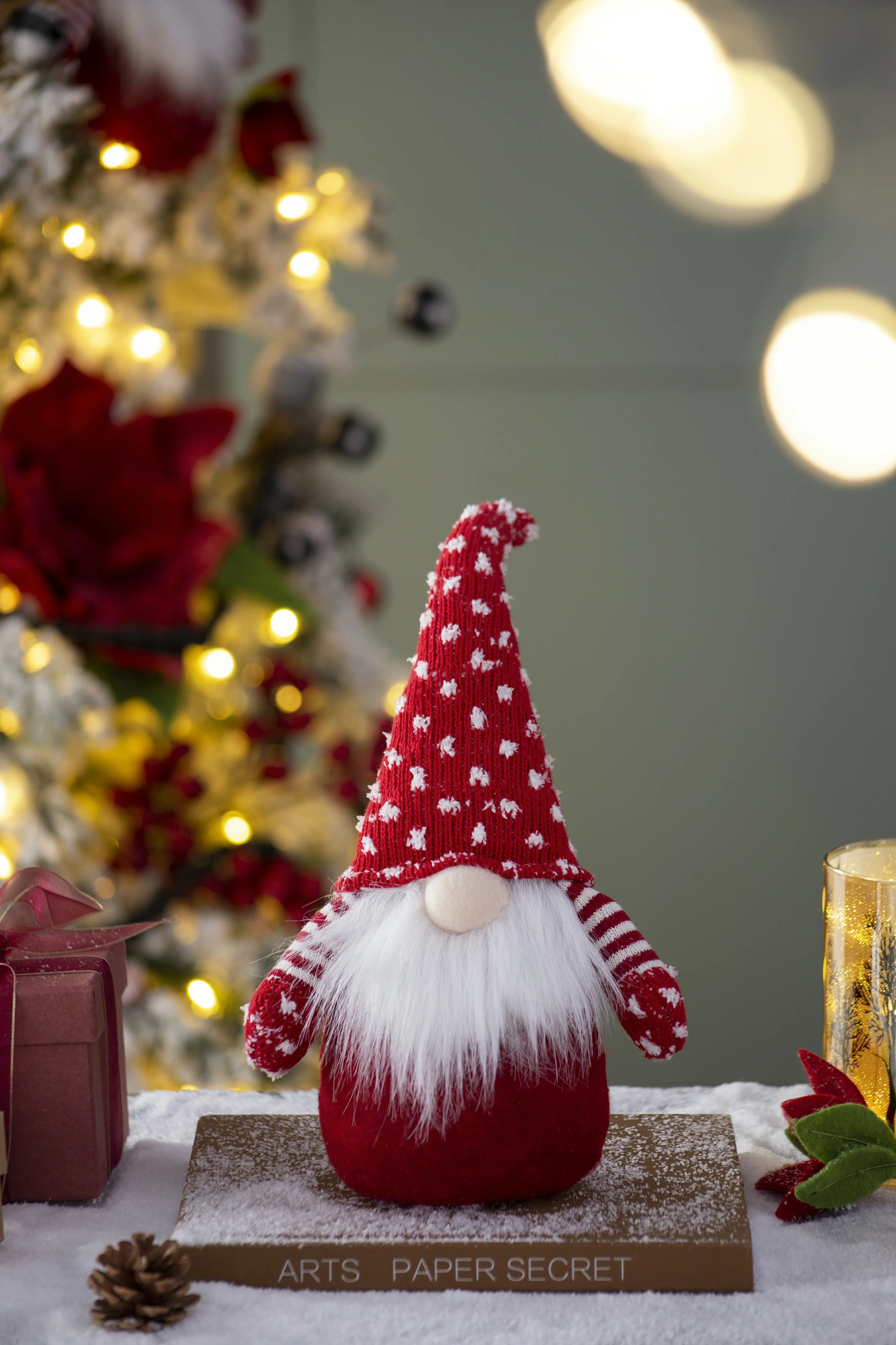 Christmas Deacor Fabric Gnome Table Sitter-2 Pack