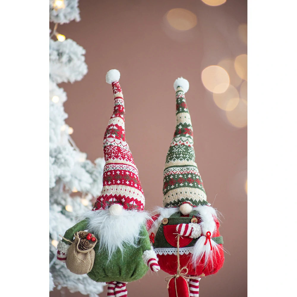 Christmas Fabric Standing Gnomes ¨C Holiday Decoration