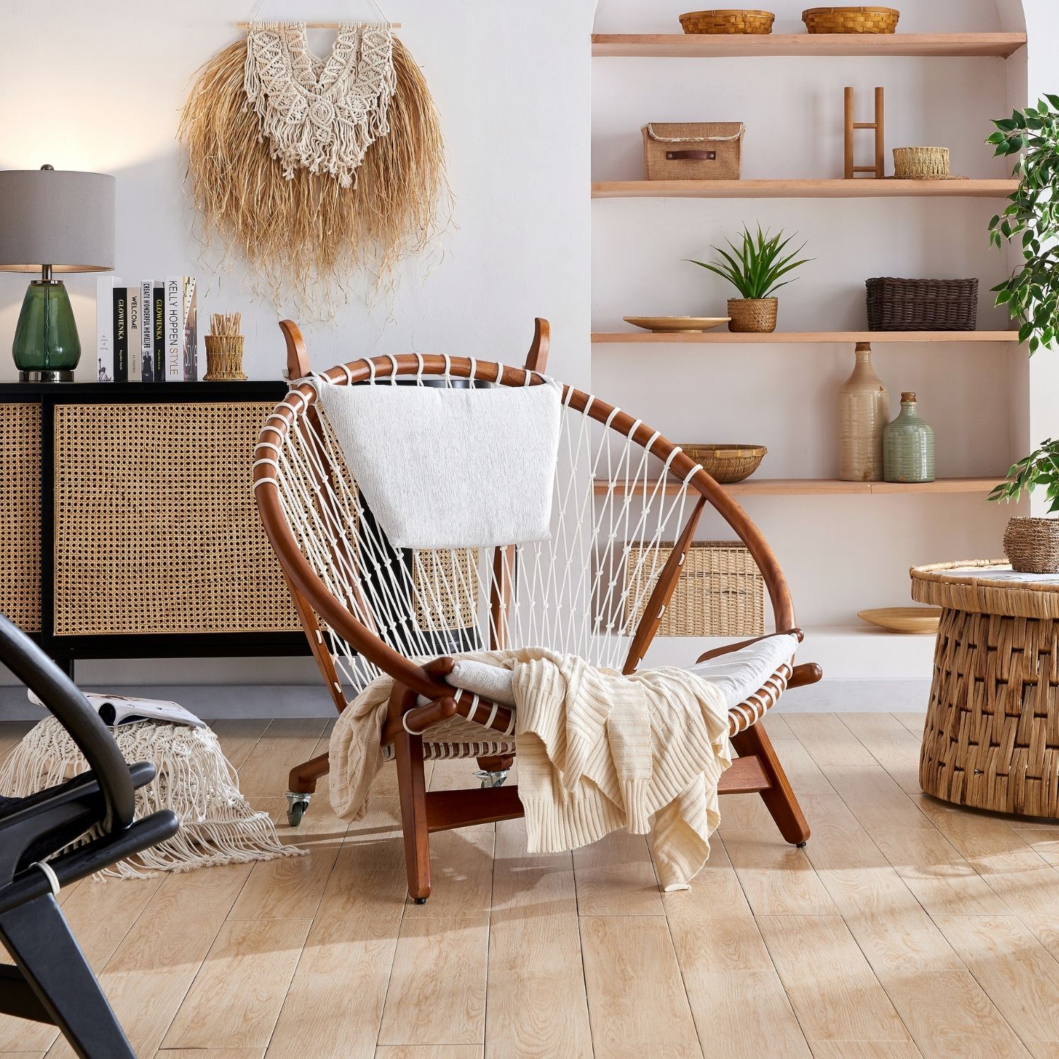 Bohemian Scent Chair Lemons & Me Walnut