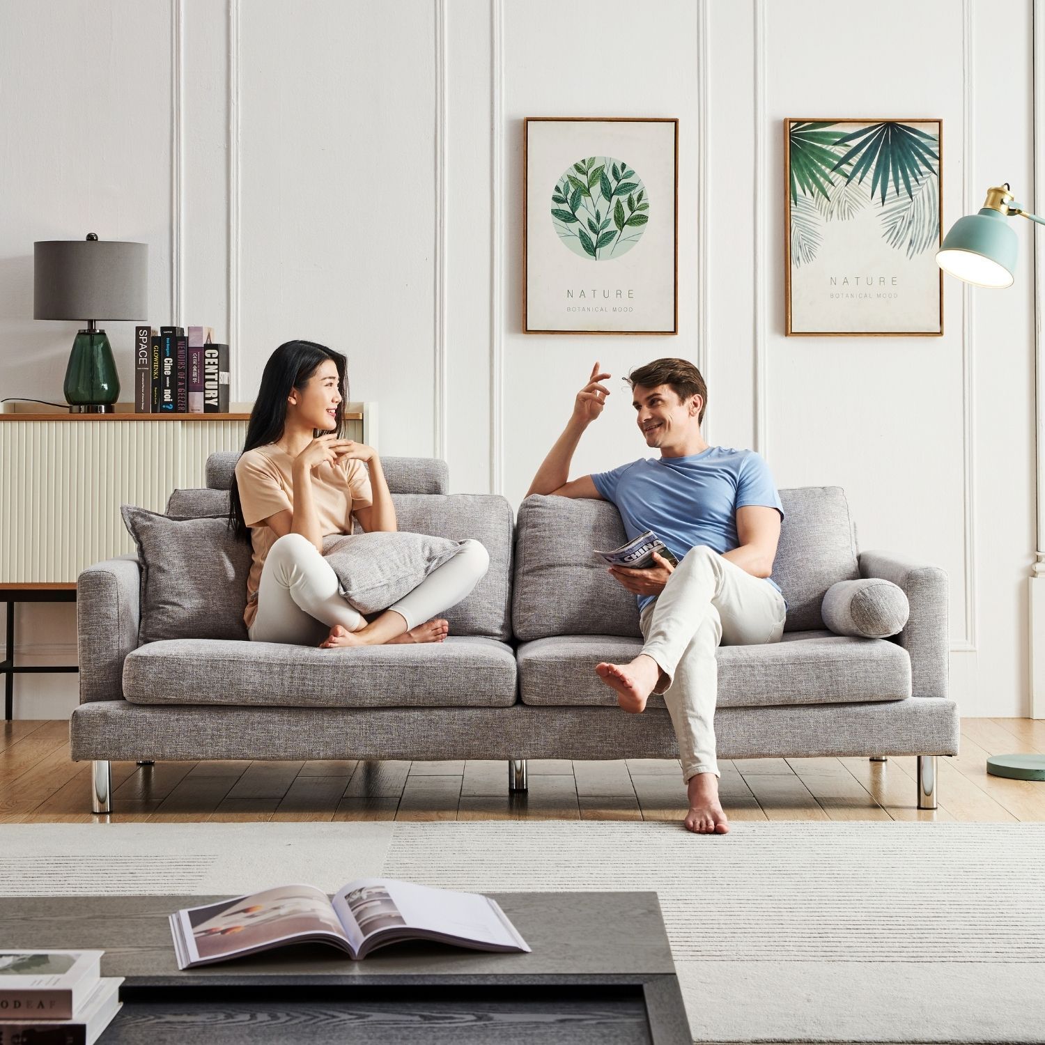 The Eirik Sofa Sofa Valyoufurniture Dark Grey