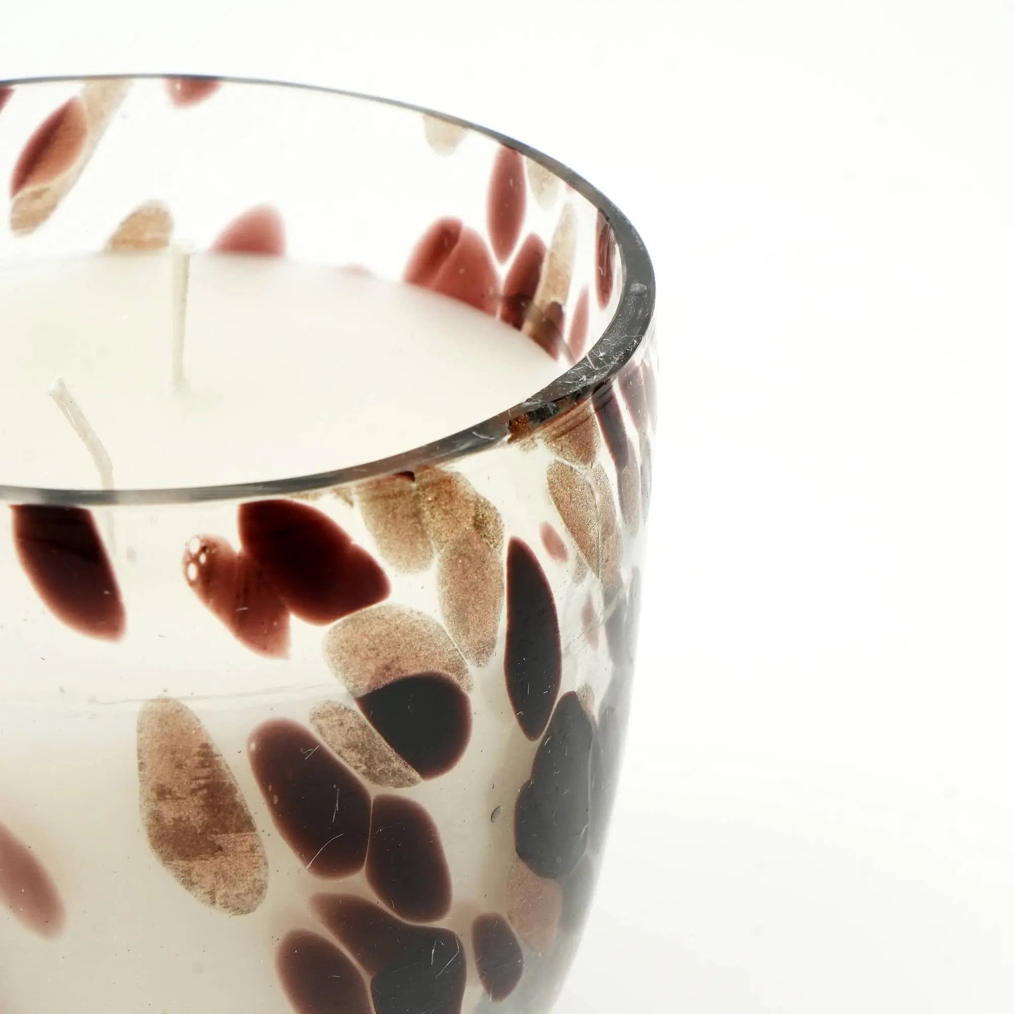 Ethereal Splutter Glass Scented Wax Candle