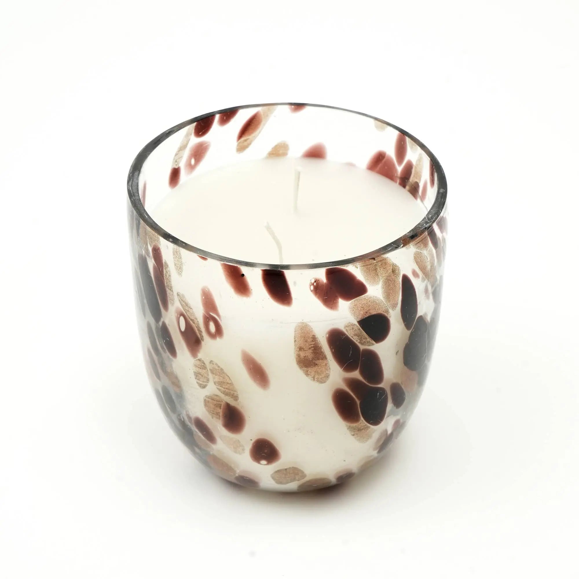 Ethereal Splutter Glass Scented Wax Candle