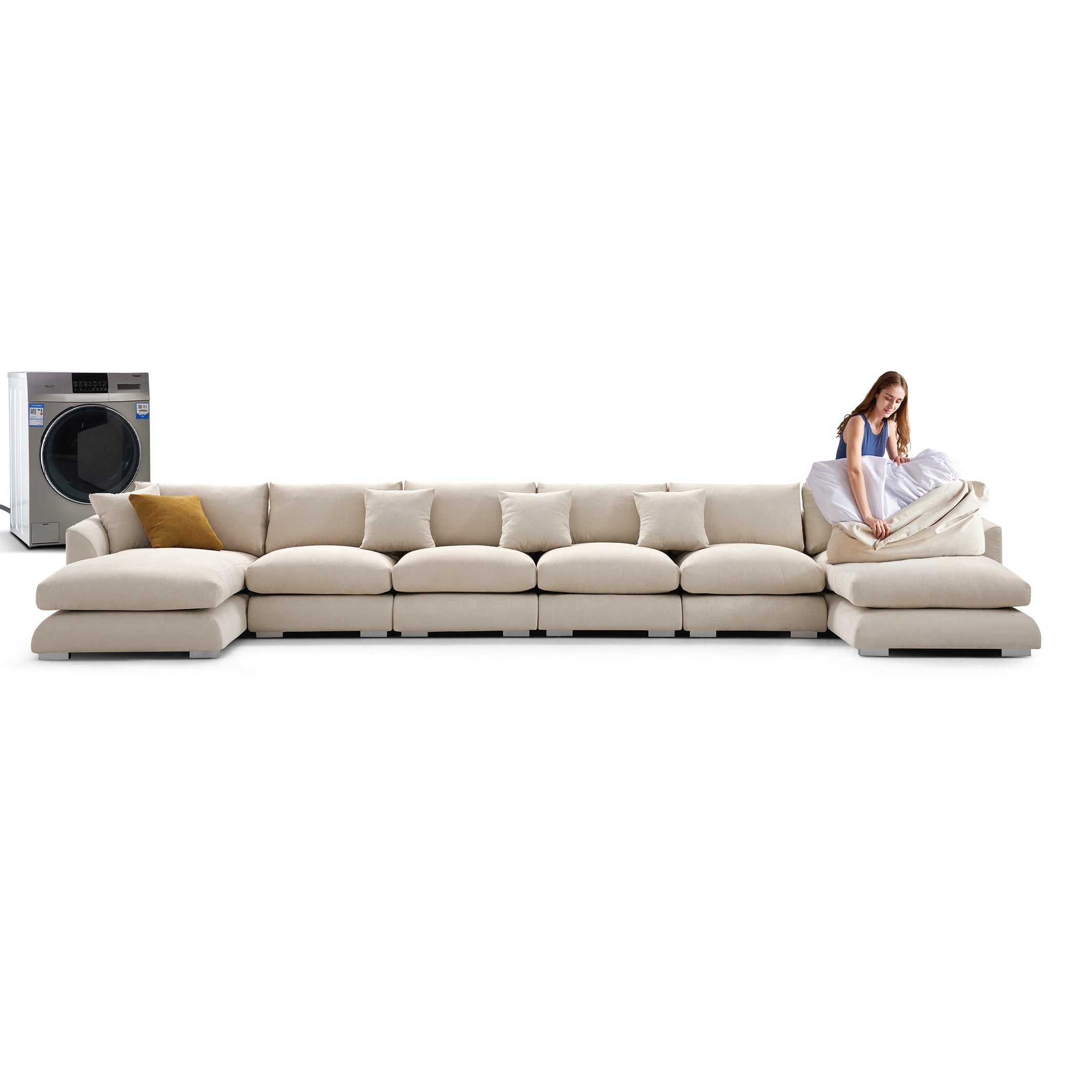 Feathers U-Sectional - Valyou