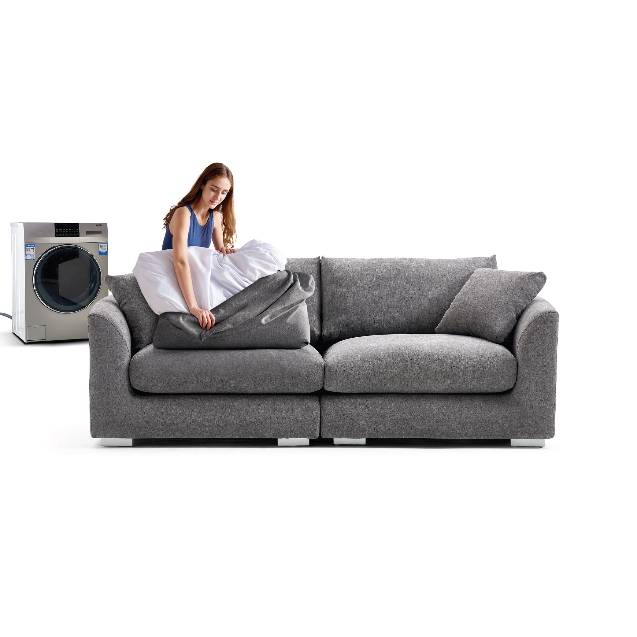 Feathers Sofa + Ottoman, Sofa, Mario Capasa | Valyou Furniture