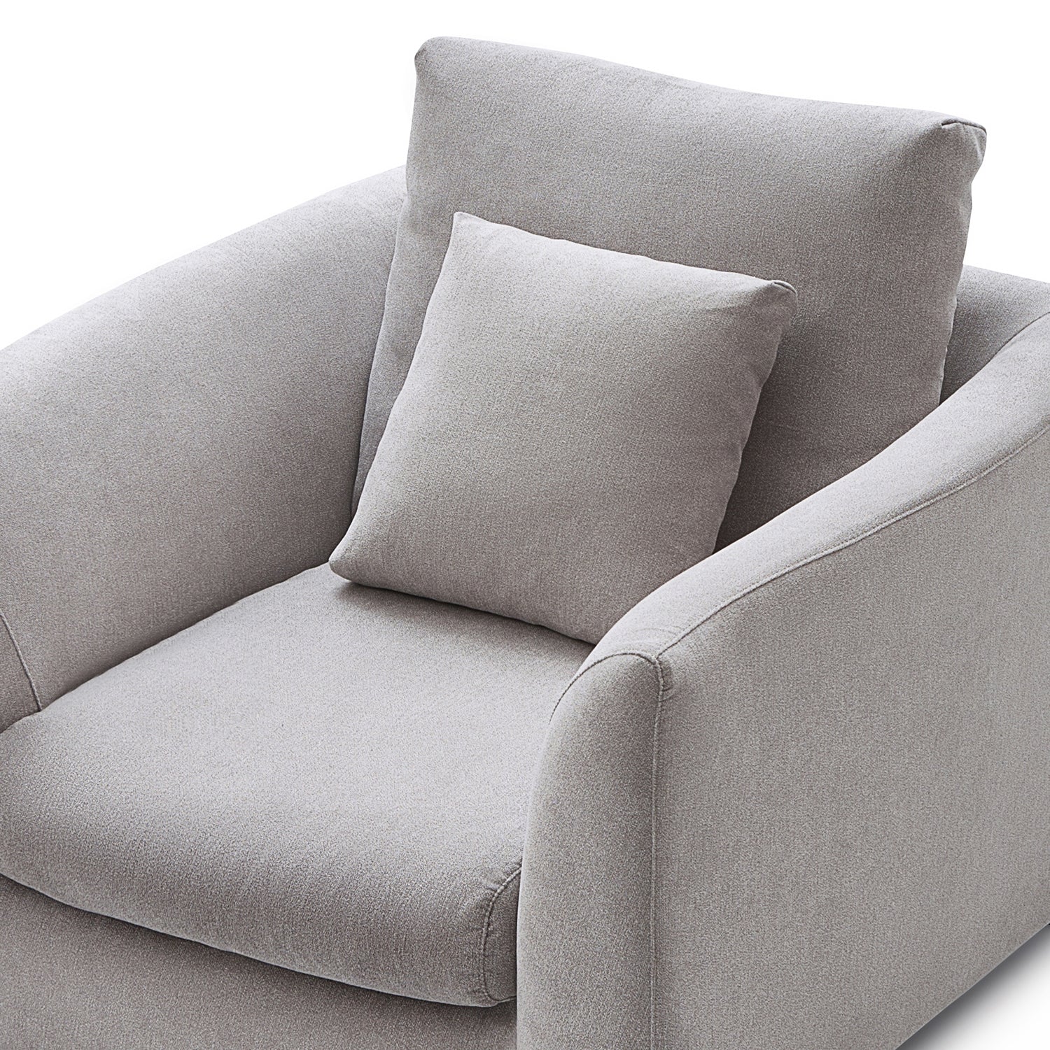 Feathers Armchair Single Sofa - 40 Inches