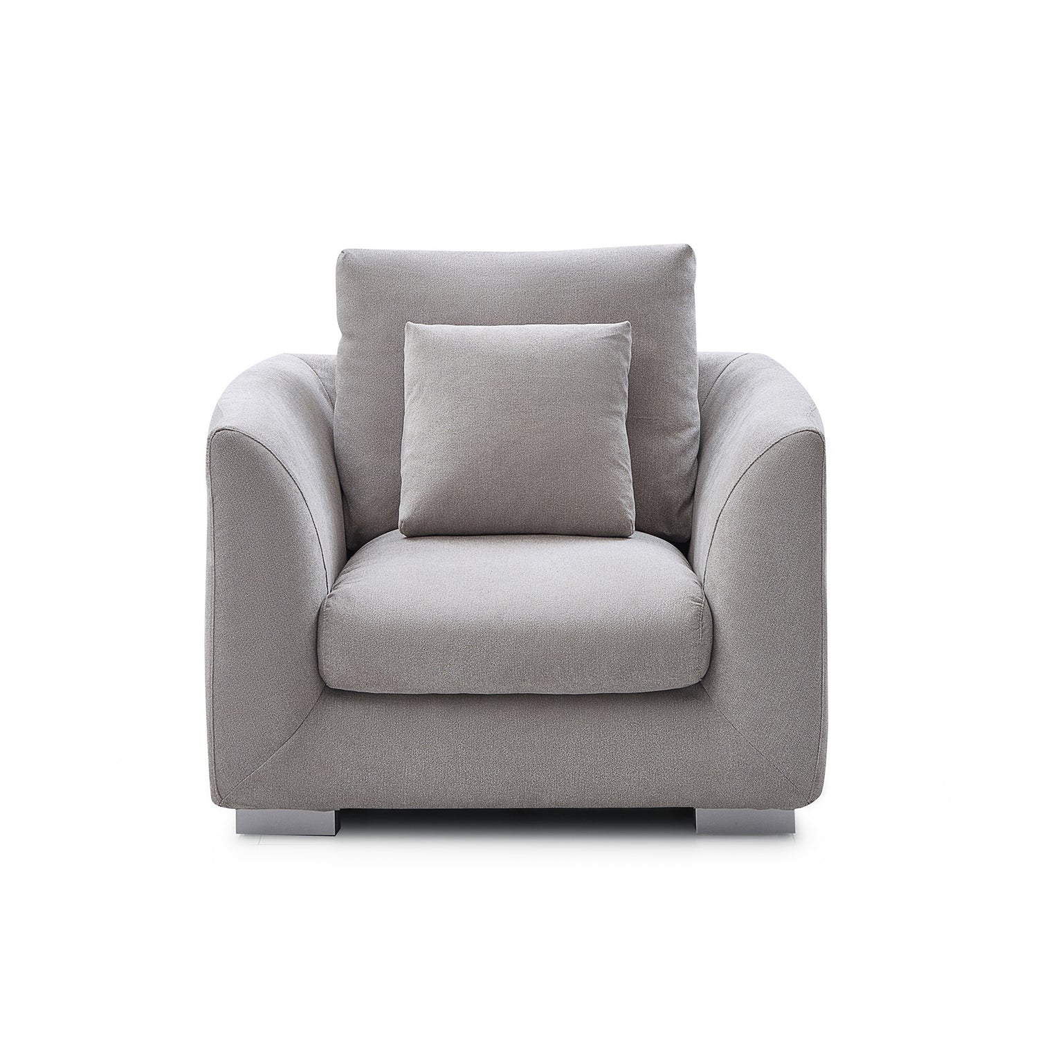 Feathers Armchair Single Sofa - 40 Inches
