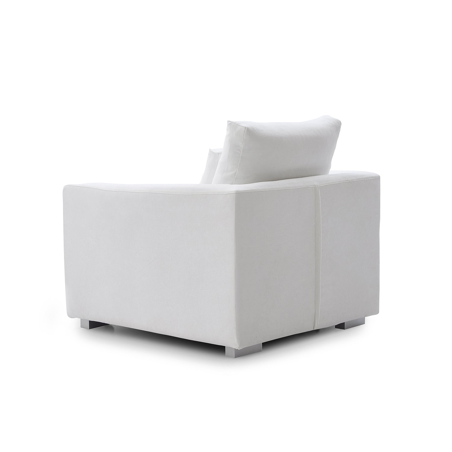 Feathers Armchair Single Sofa - 40 Inches