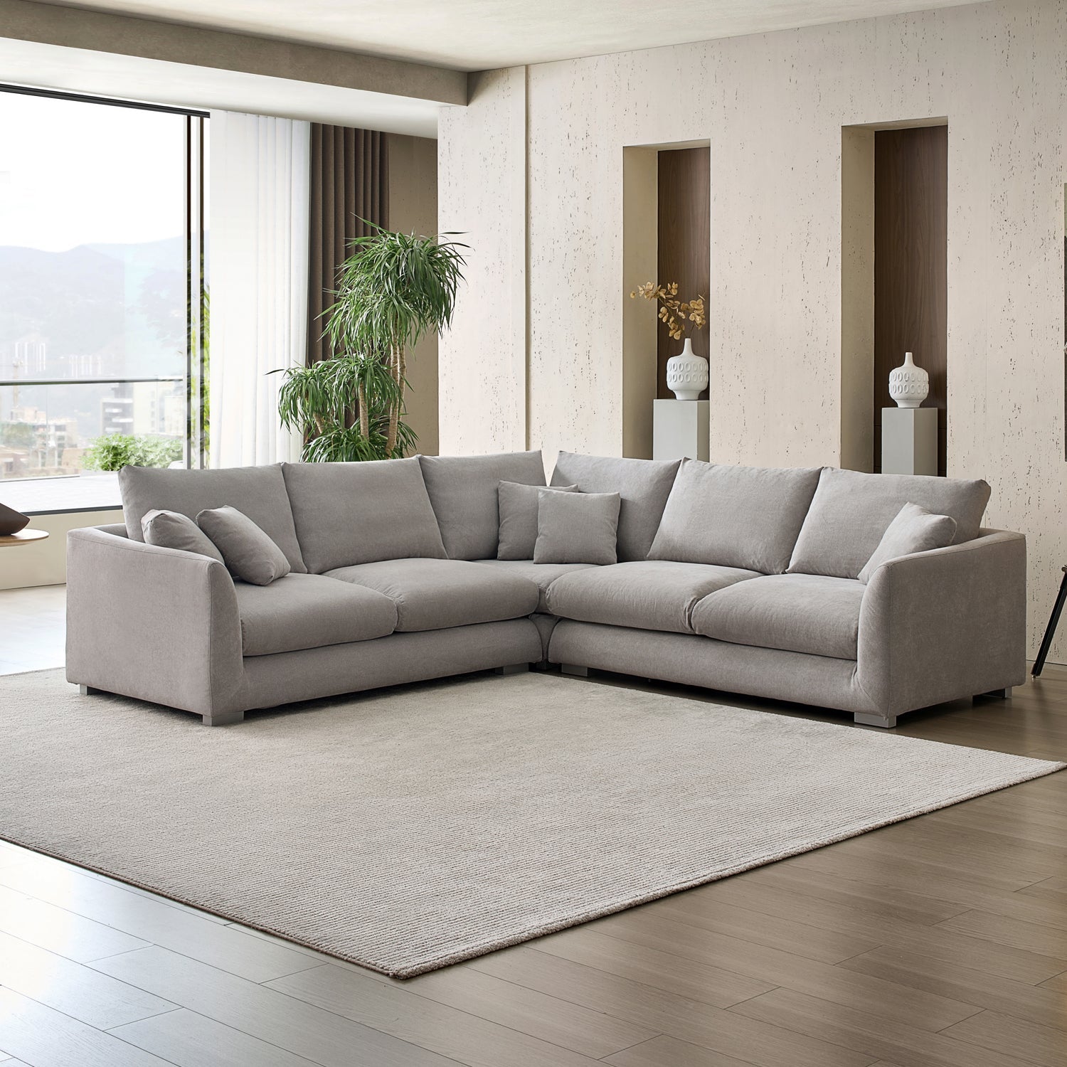 Feathers L-Sectional