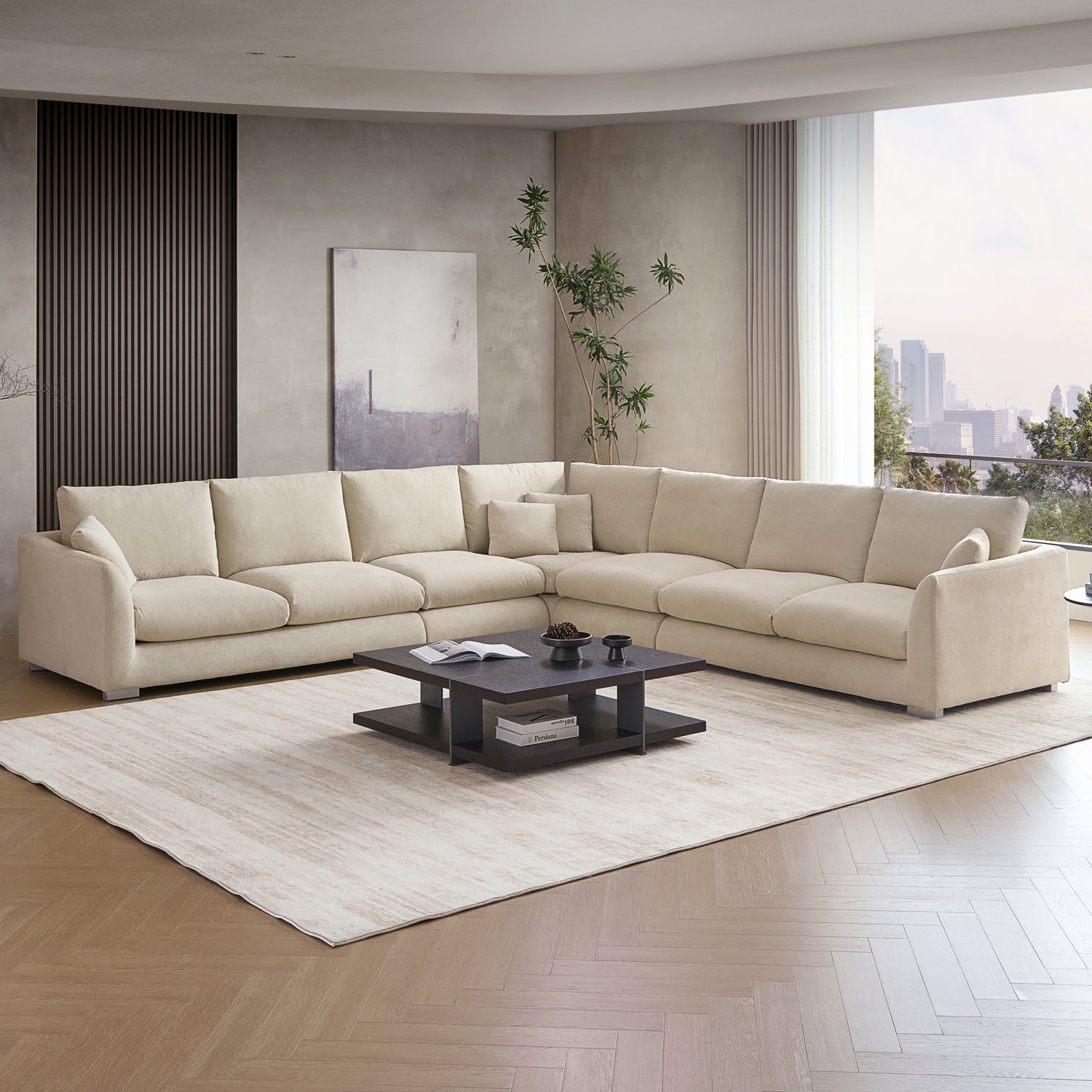 Feathers L-Sectional