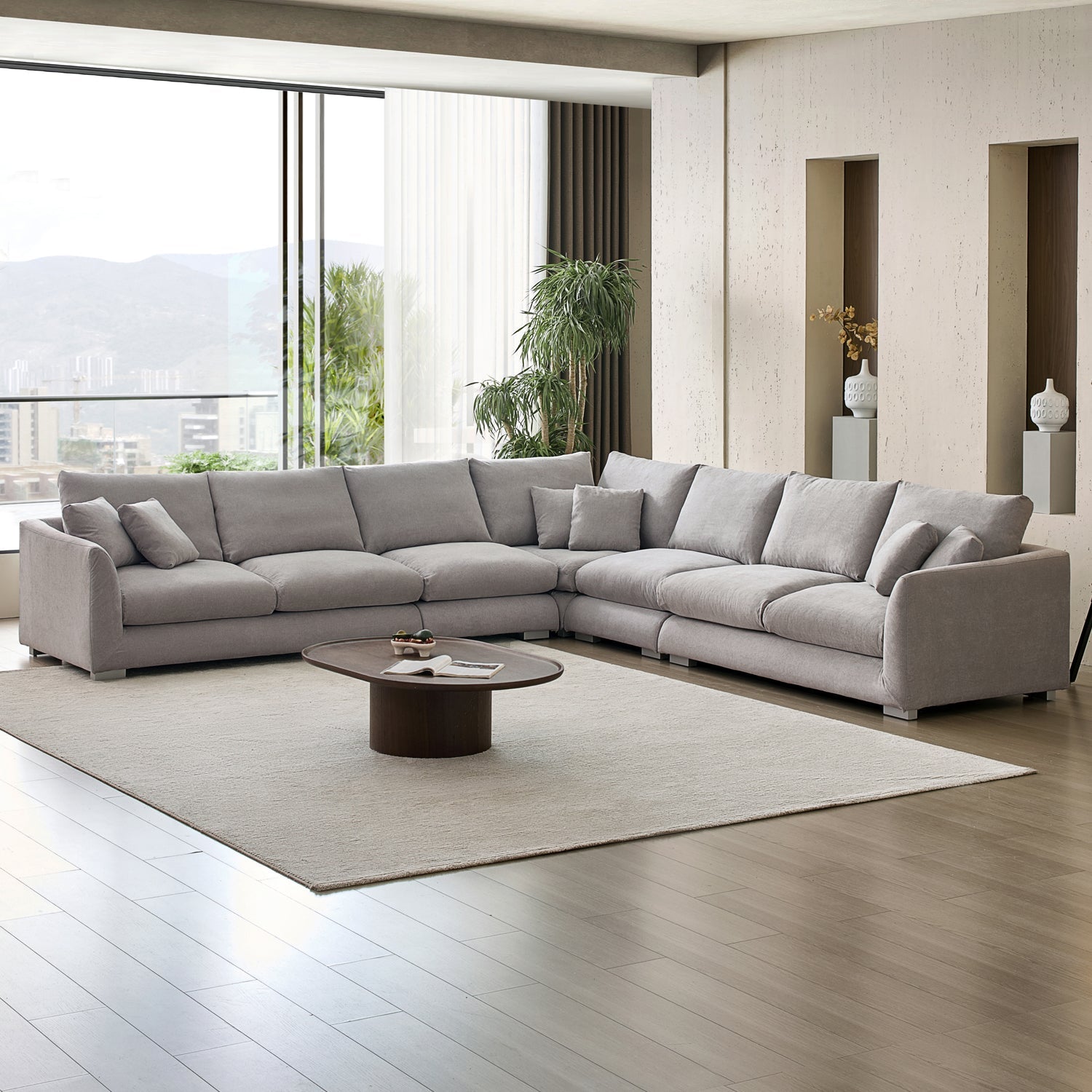 Feathers L-Sectional