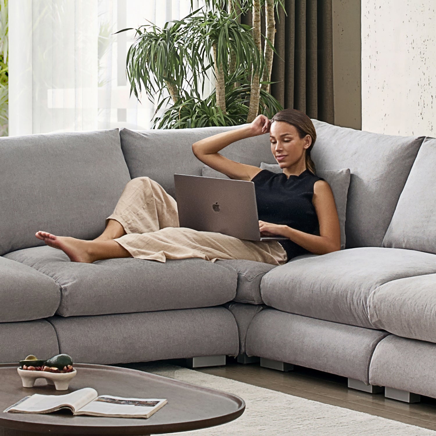 Feathers L-Sectional