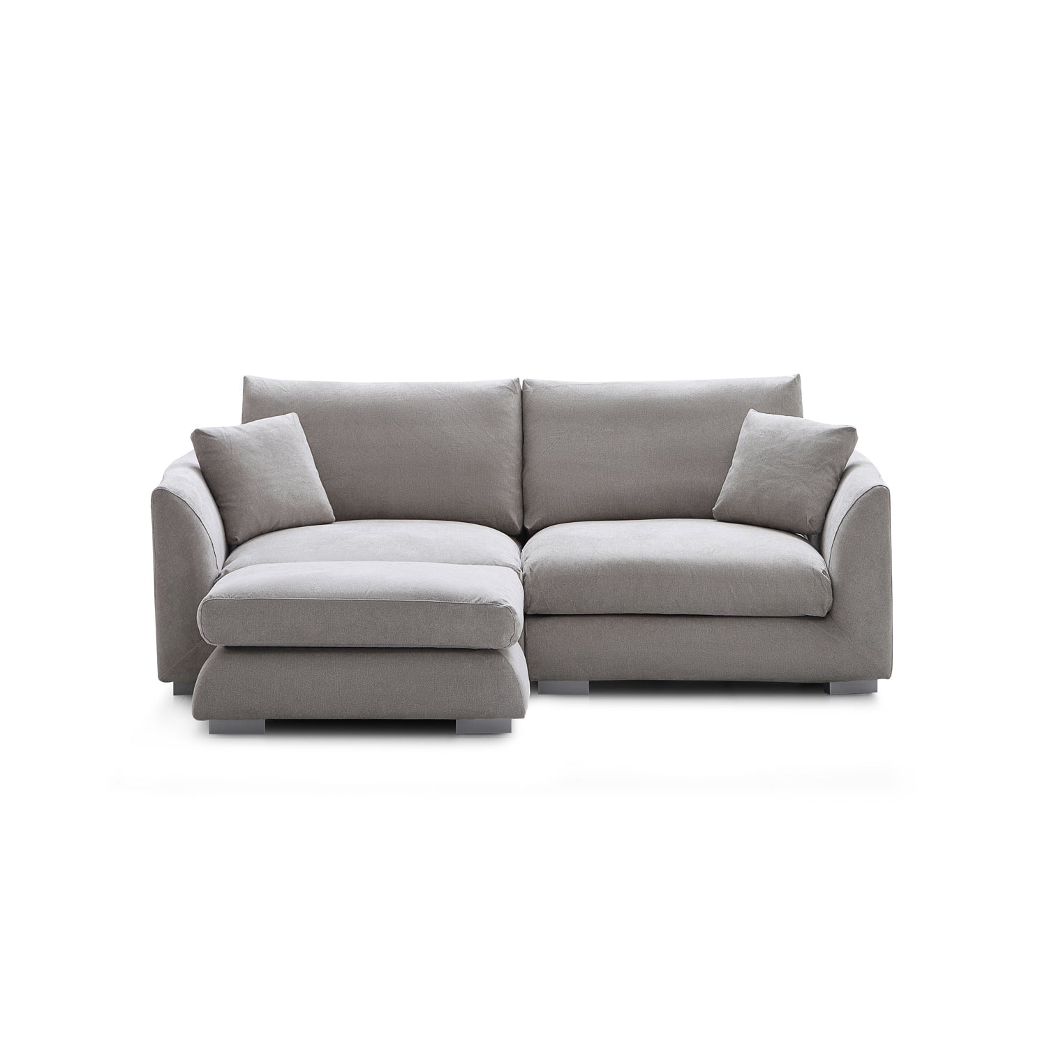 Feathers Sofa with Ottoman 84-103 Inches