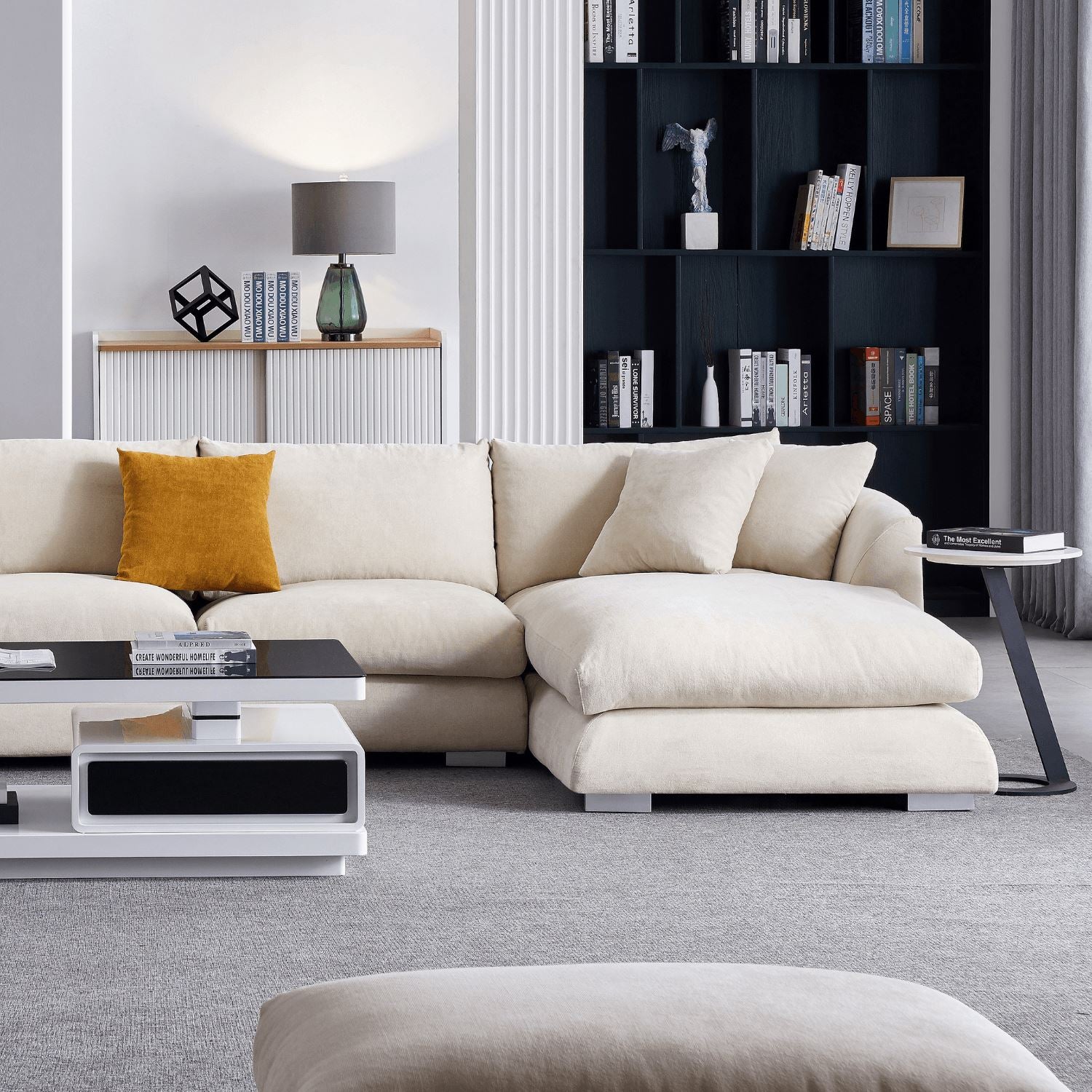 Feathers U-Sectional, sectional, Mario Capasa | Valyou Furniture