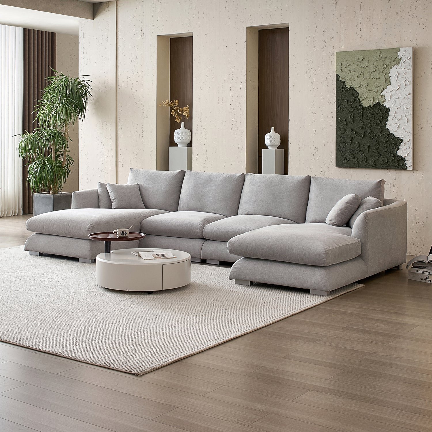 Feathers U-Sectional - Valyou