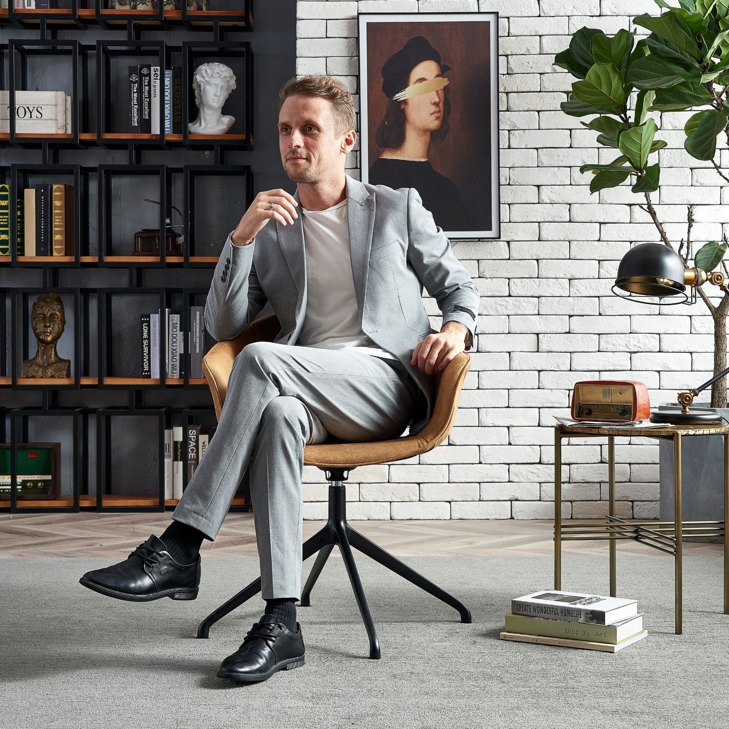 Fau Chair Accent Chair Foundry