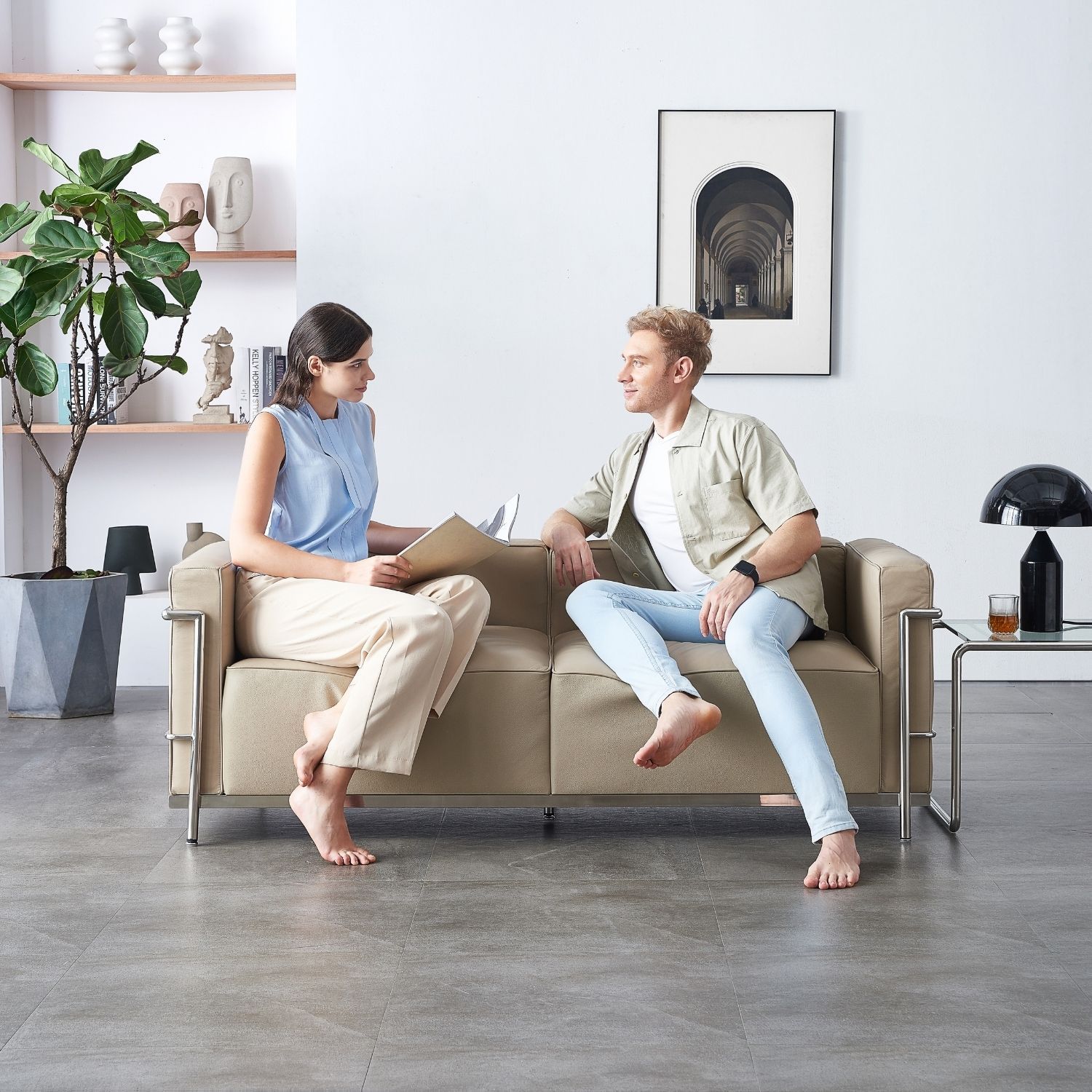 Giorgio Loveseat Sofa Mario Capasa Sand
