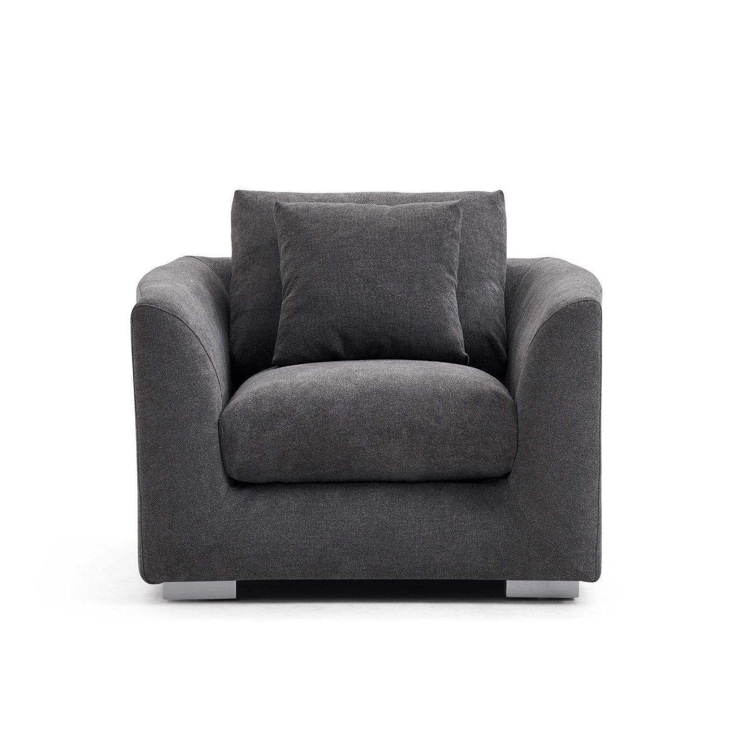 Feathers Armchair Single Sofa - 40 Inches