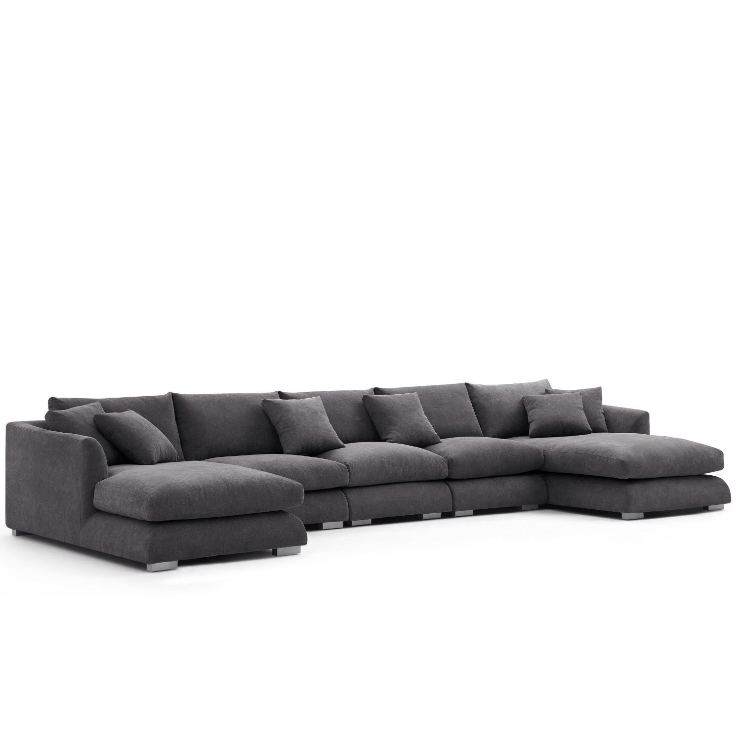 Feathers U-Sectional Sofa Mario Capasa