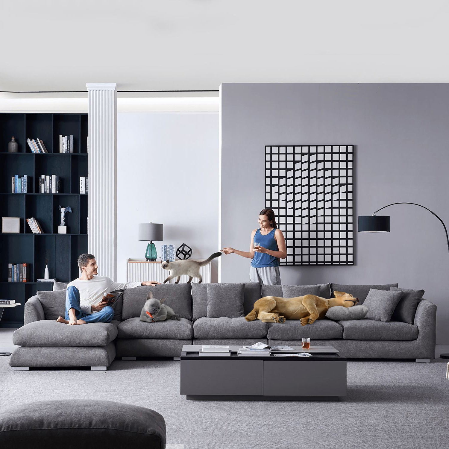 Feathers Sectional