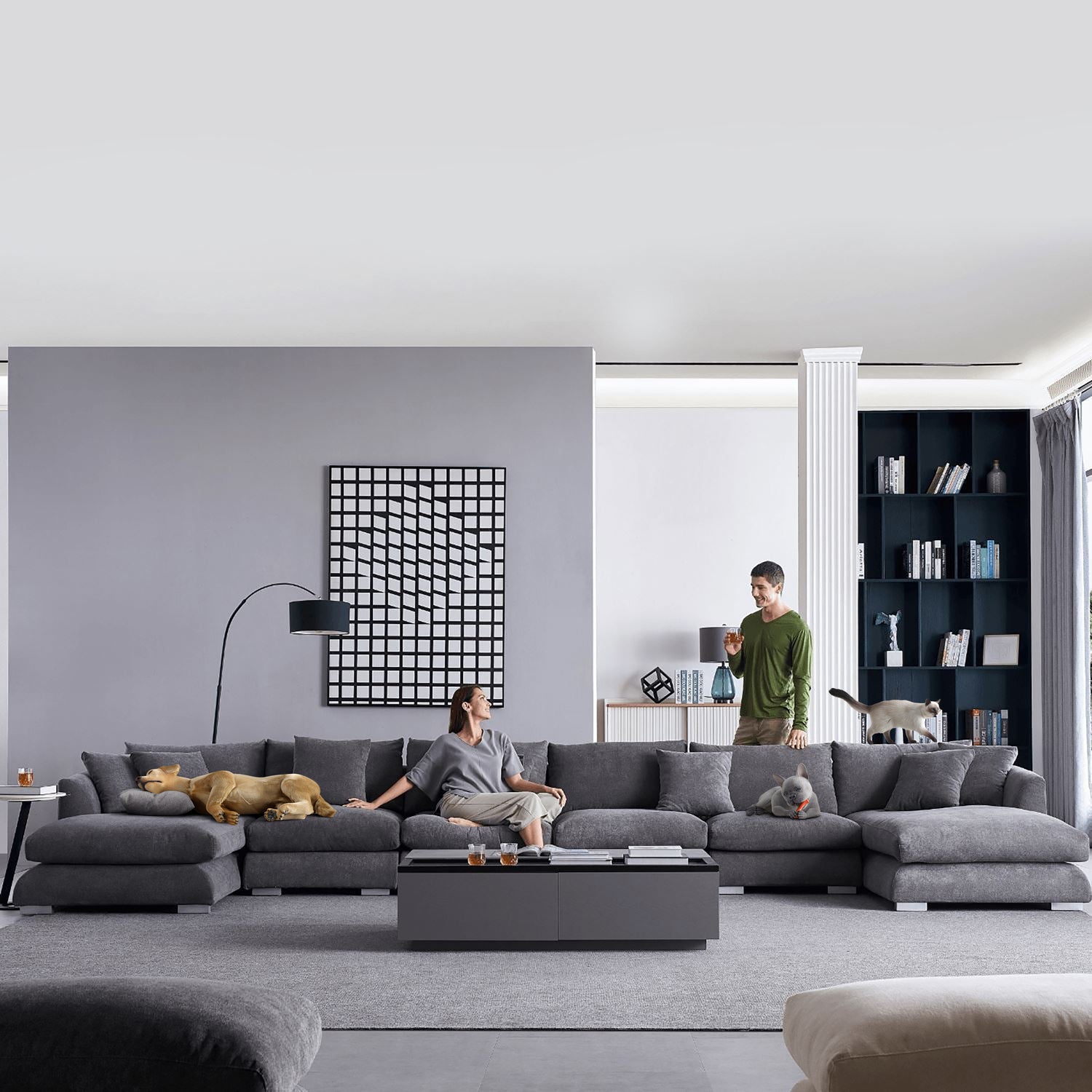 Feathers U-Sectional - Valyou