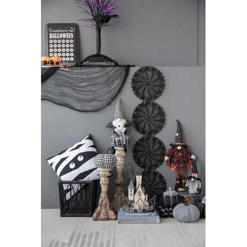 Halloween Cardboard Lighted Haunted House Tabletop Battery Powered