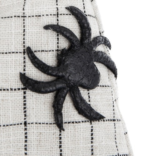 Halloween 2 Pics – Fabric Sitting Gnomes with White Hat & Spider