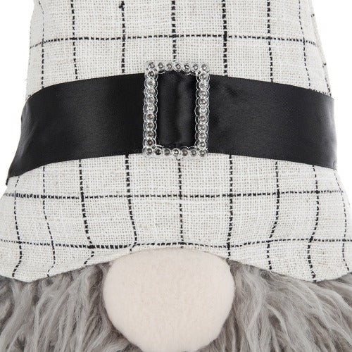 Halloween 2 Pics – Fabric Sitting Gnomes with White Hat & Spider