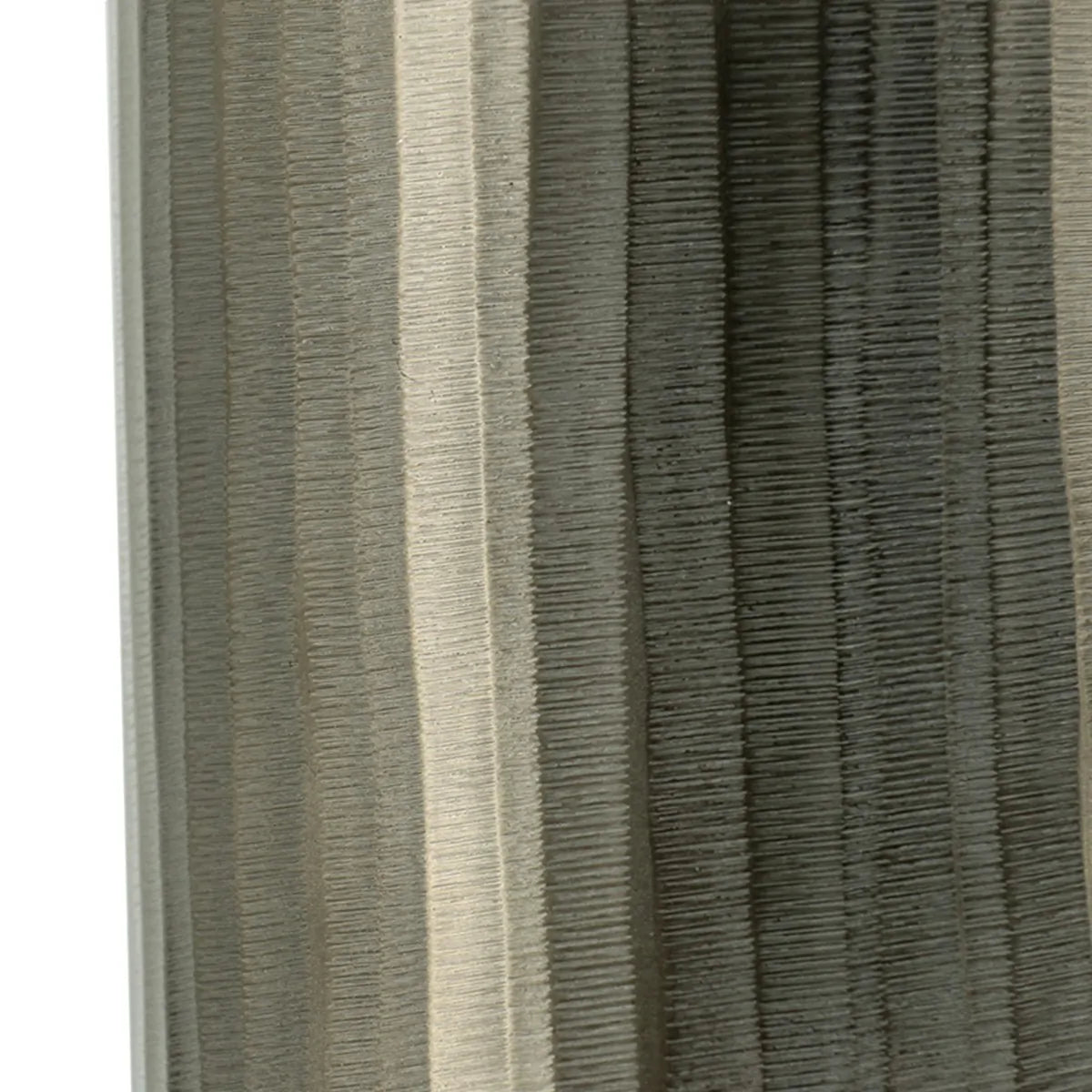 Layered Aluminum Oval Vase 17 Inch Modern Sculptural Floor Decor