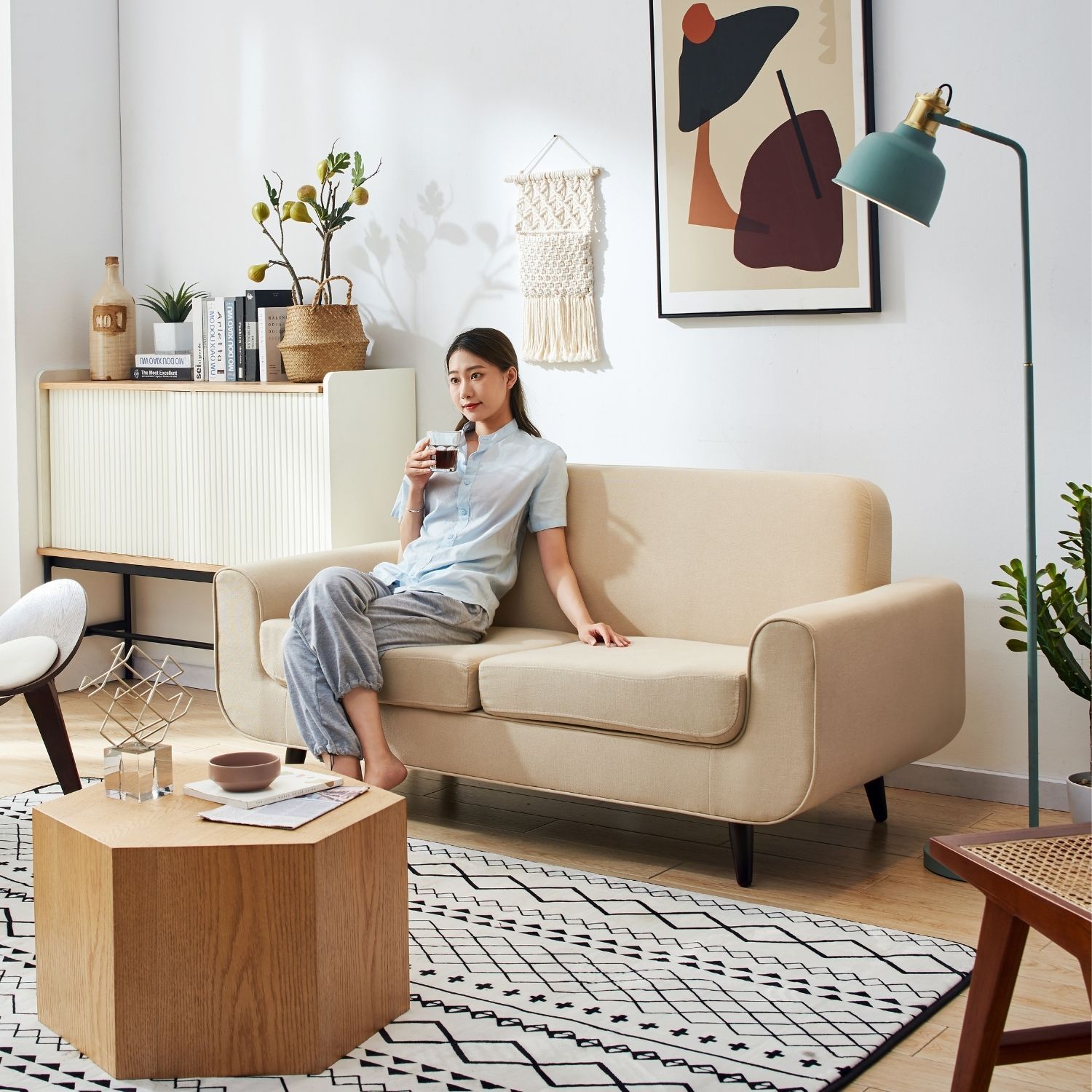 Valoren Loveseat Sofa Valyou Furniture