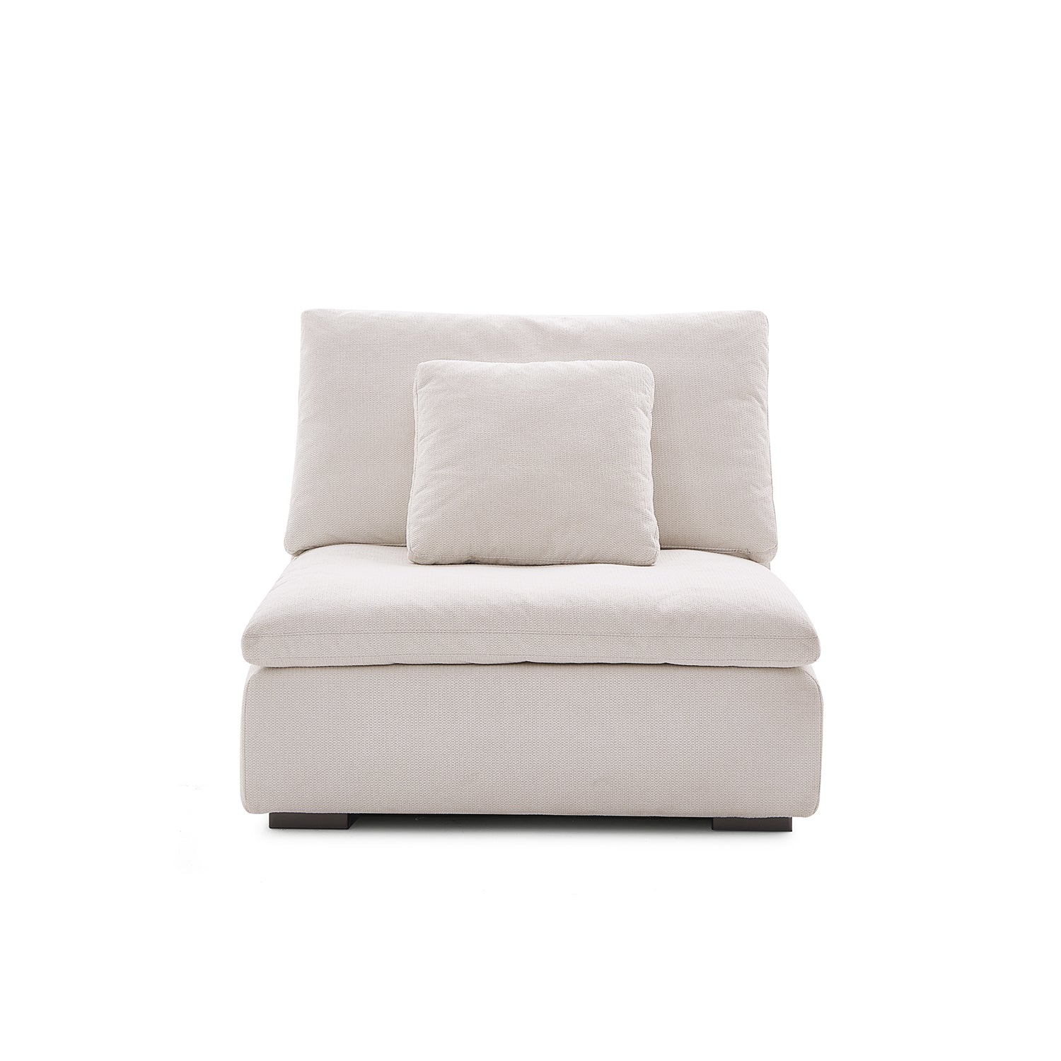 Malibu Cloud Couch Armless Modular Seat