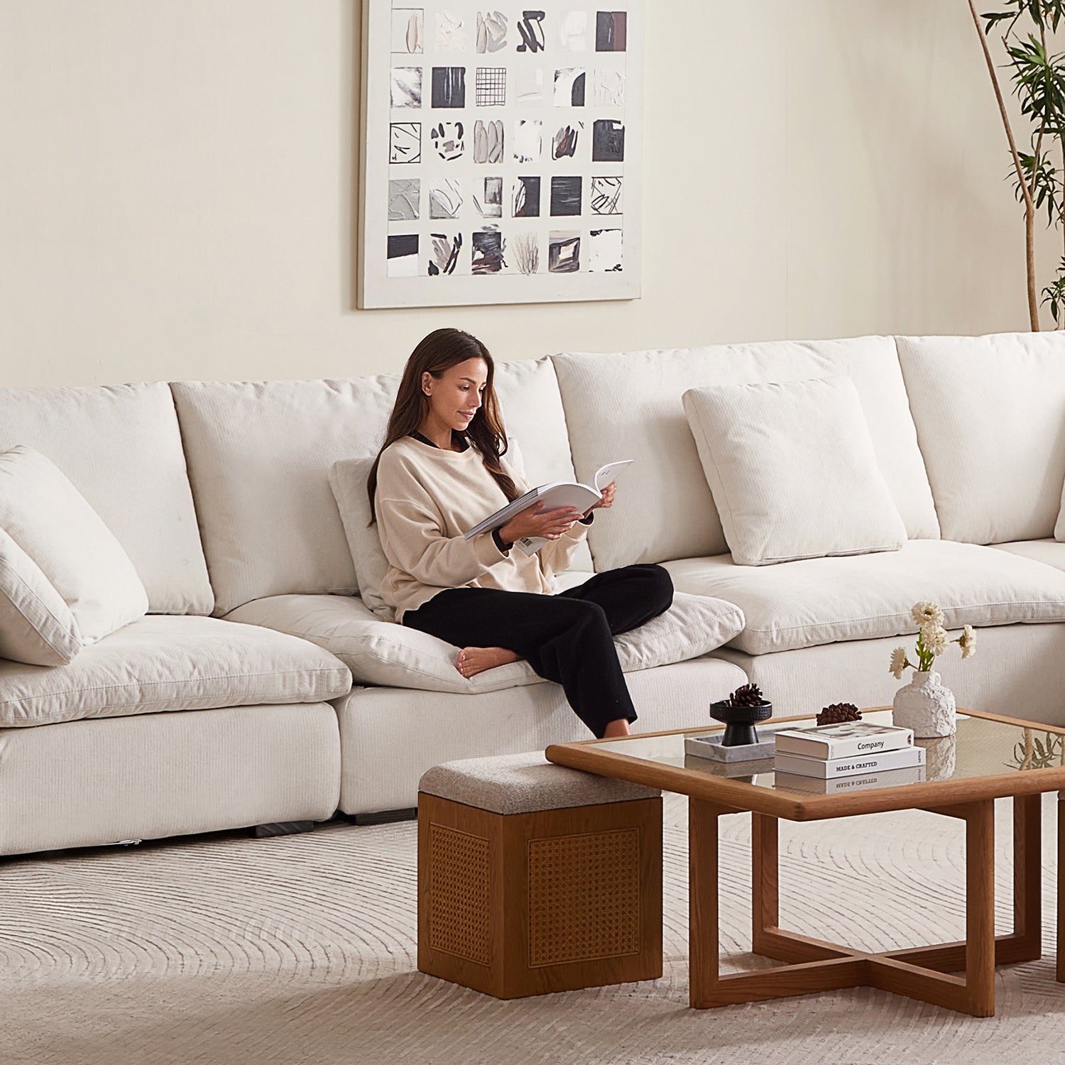 Malibu Cloud L Sectional