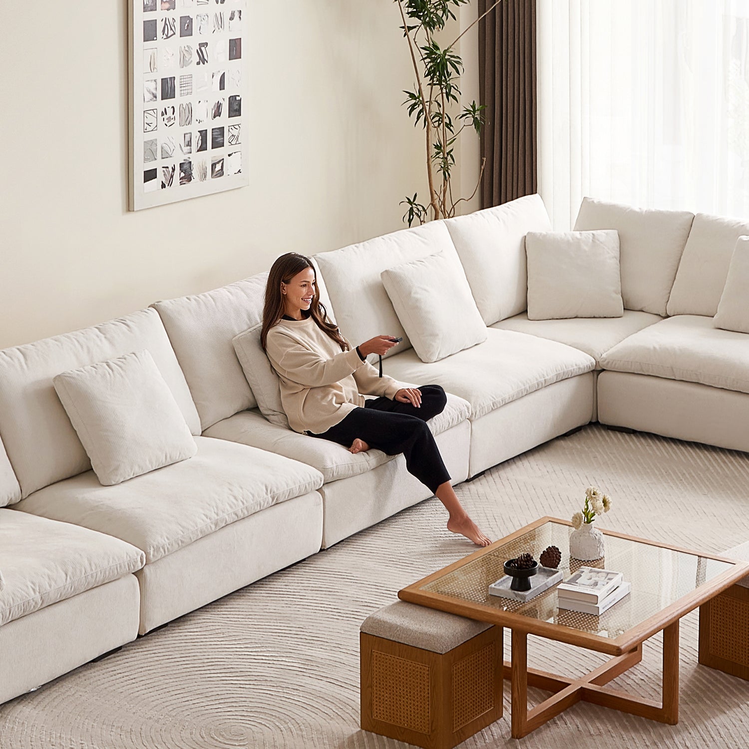 Malibu Cloud L Sectional