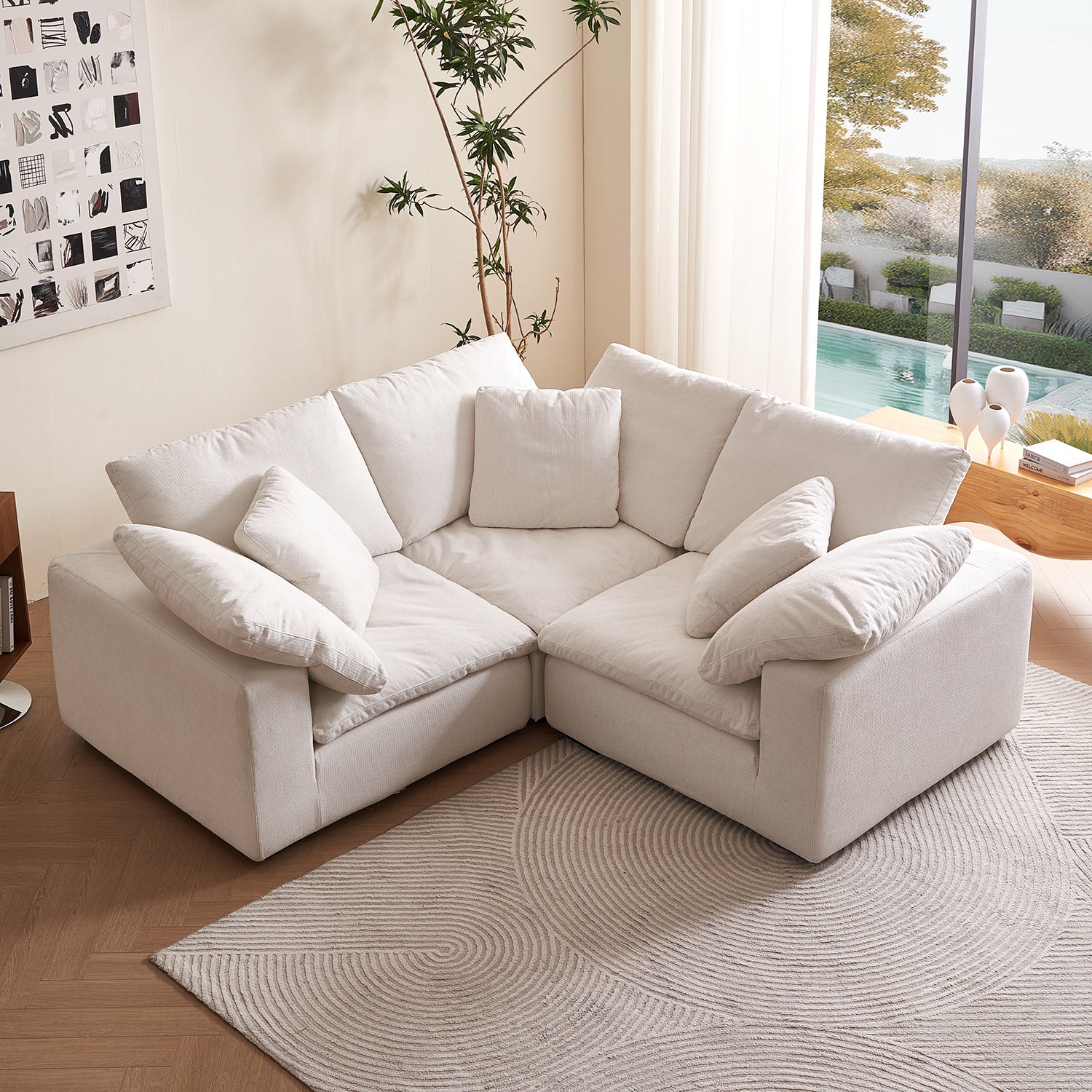 Malibu Cloud L Sectional