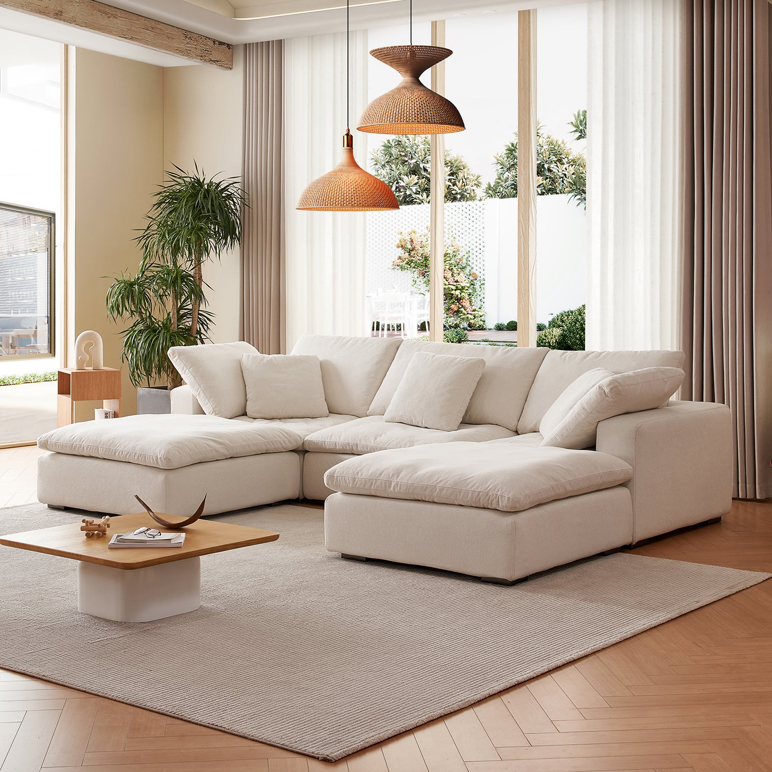 Malibu Cloud U Sectional