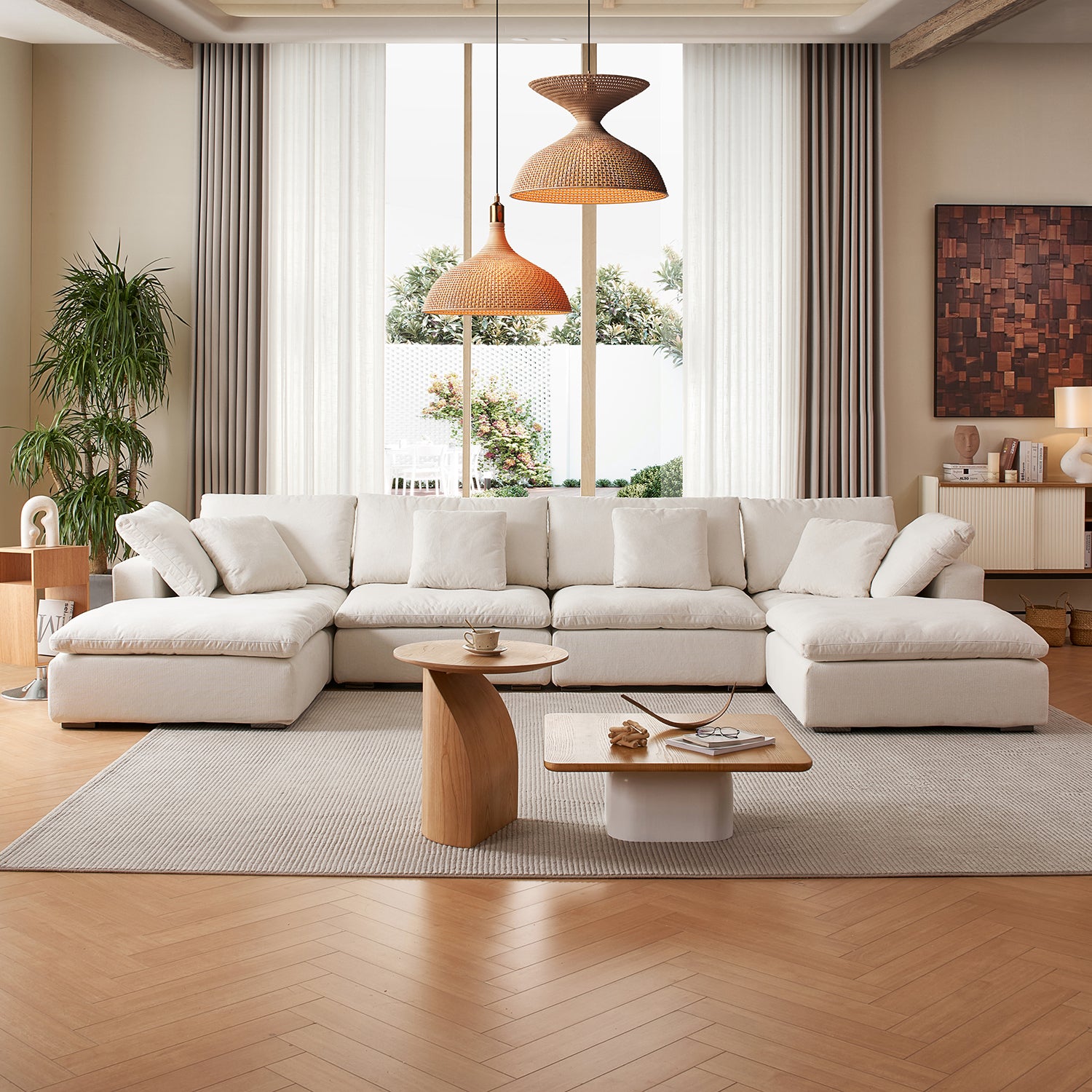 Malibu Cloud U Sectional